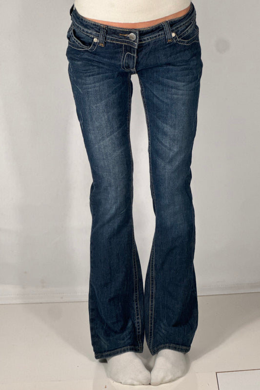 Lavtaljede jeans str: S