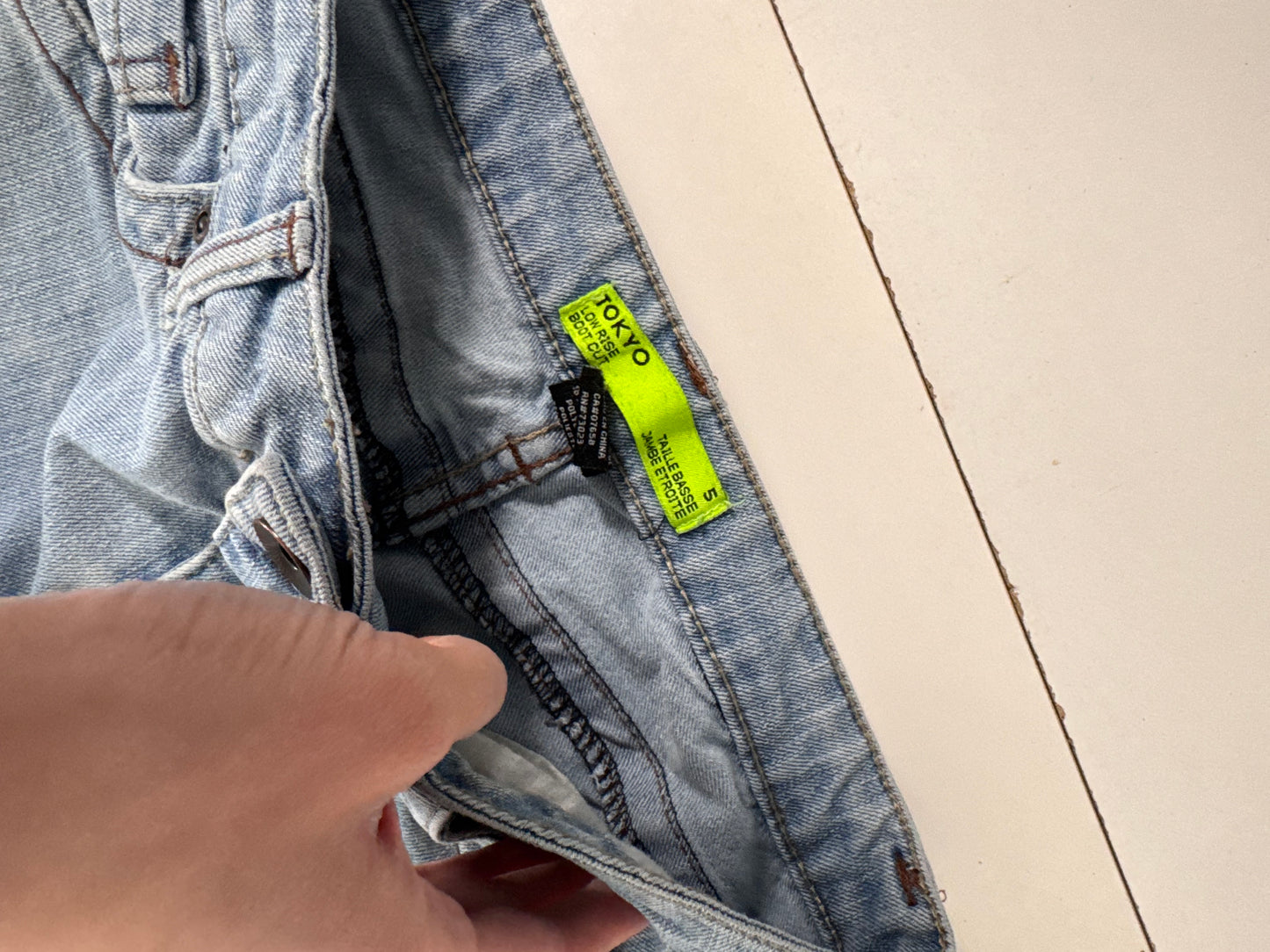 Lågmidjade jeans stl: XS
