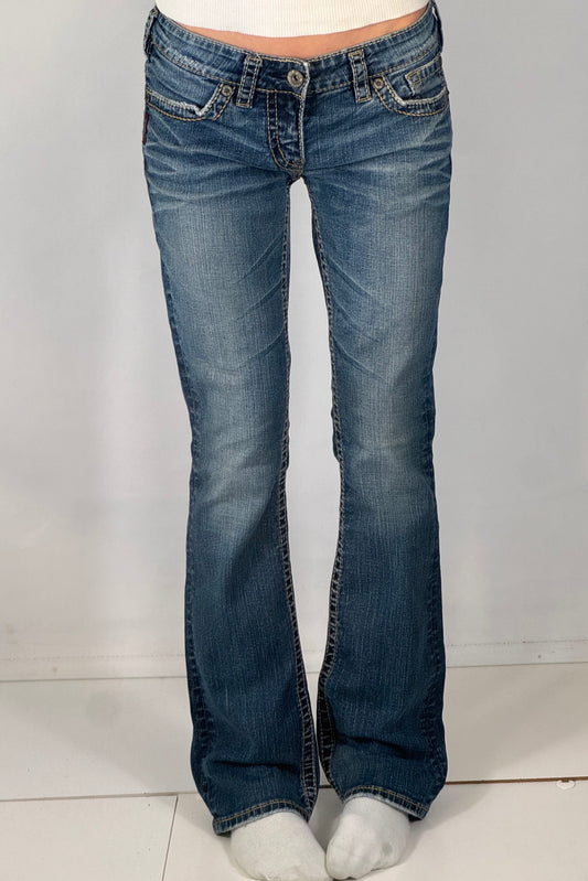 Lågmidjade jeans stl: S