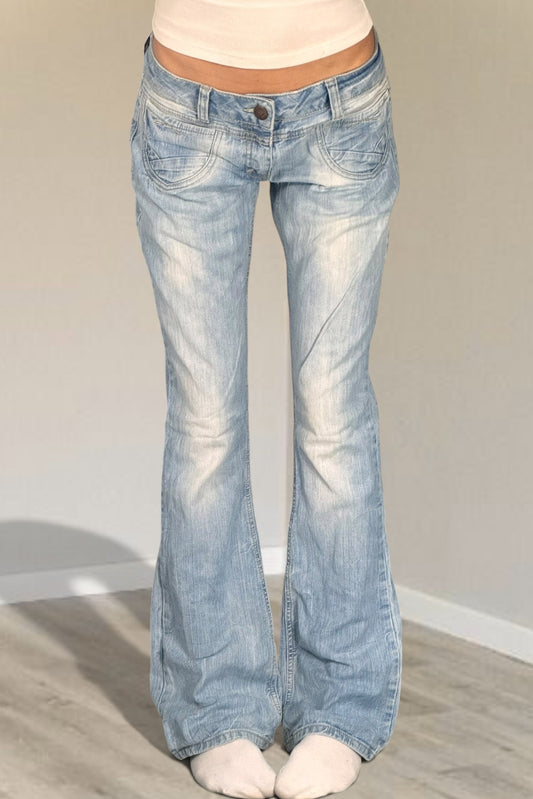 Lågmidjade jeans stl: S