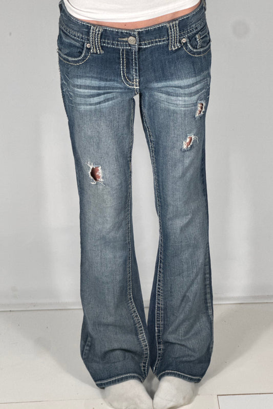 Lågmidjade jeans stl: S/M