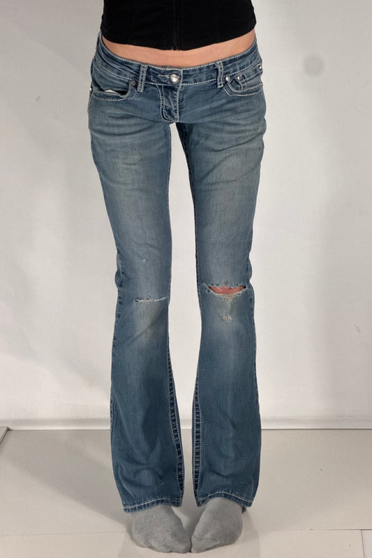Lågmidjade jeans stl: XS