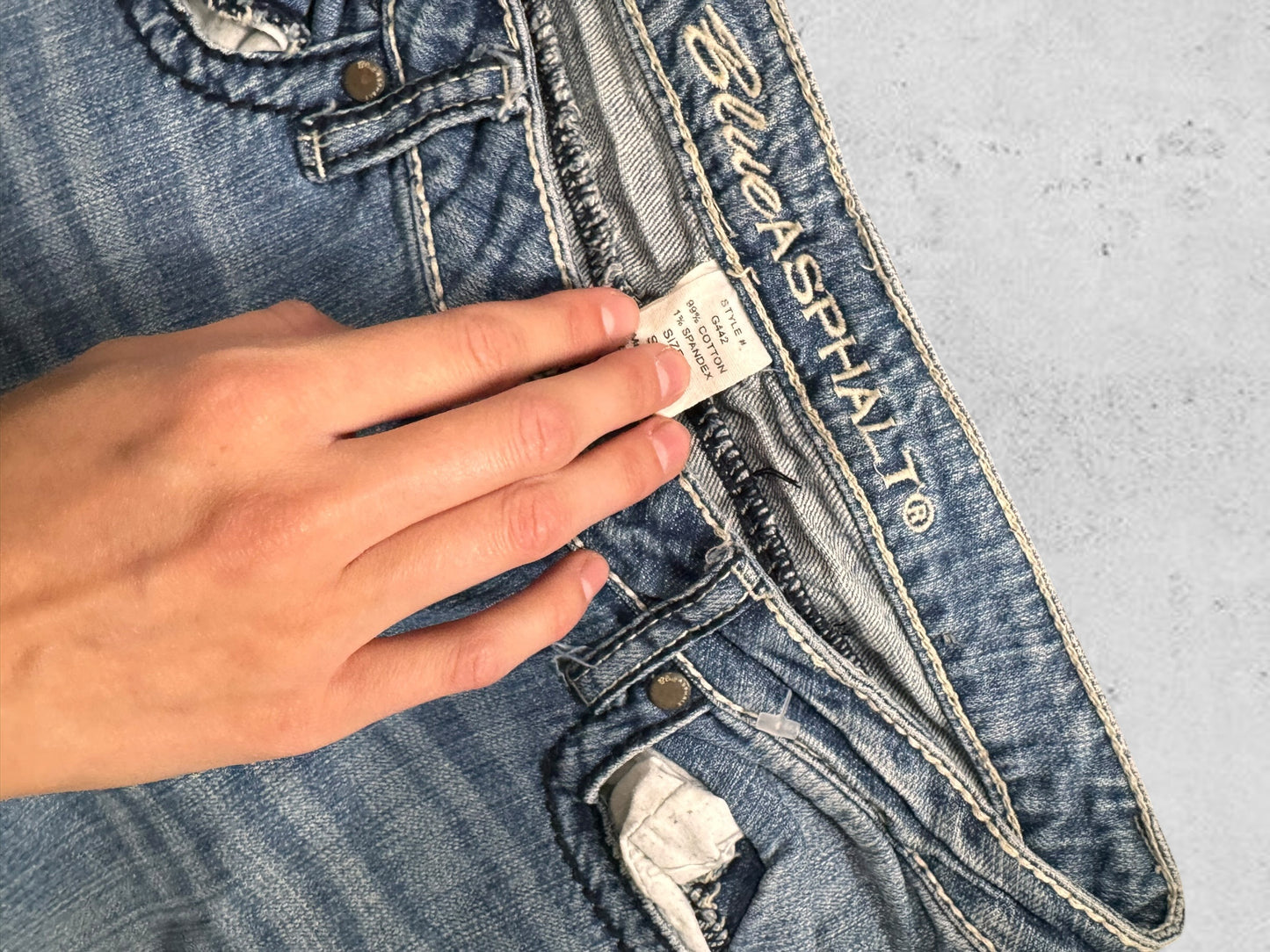 Lågmidjade jeans stl: S