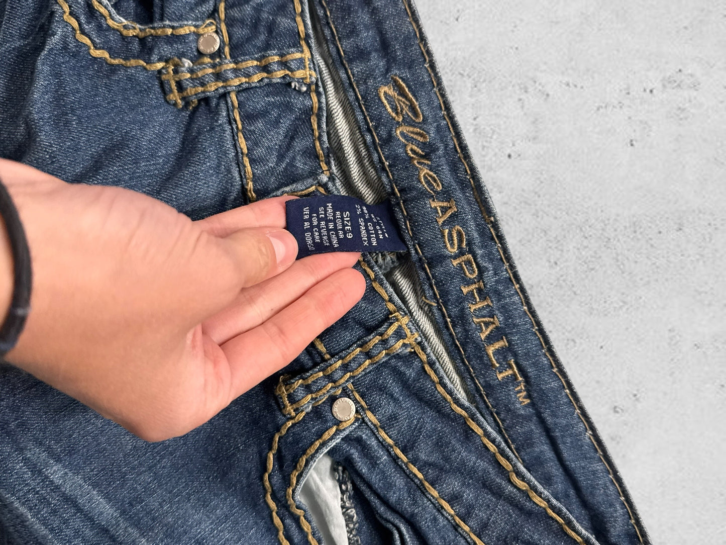 Lågmidjade jeans stl: M