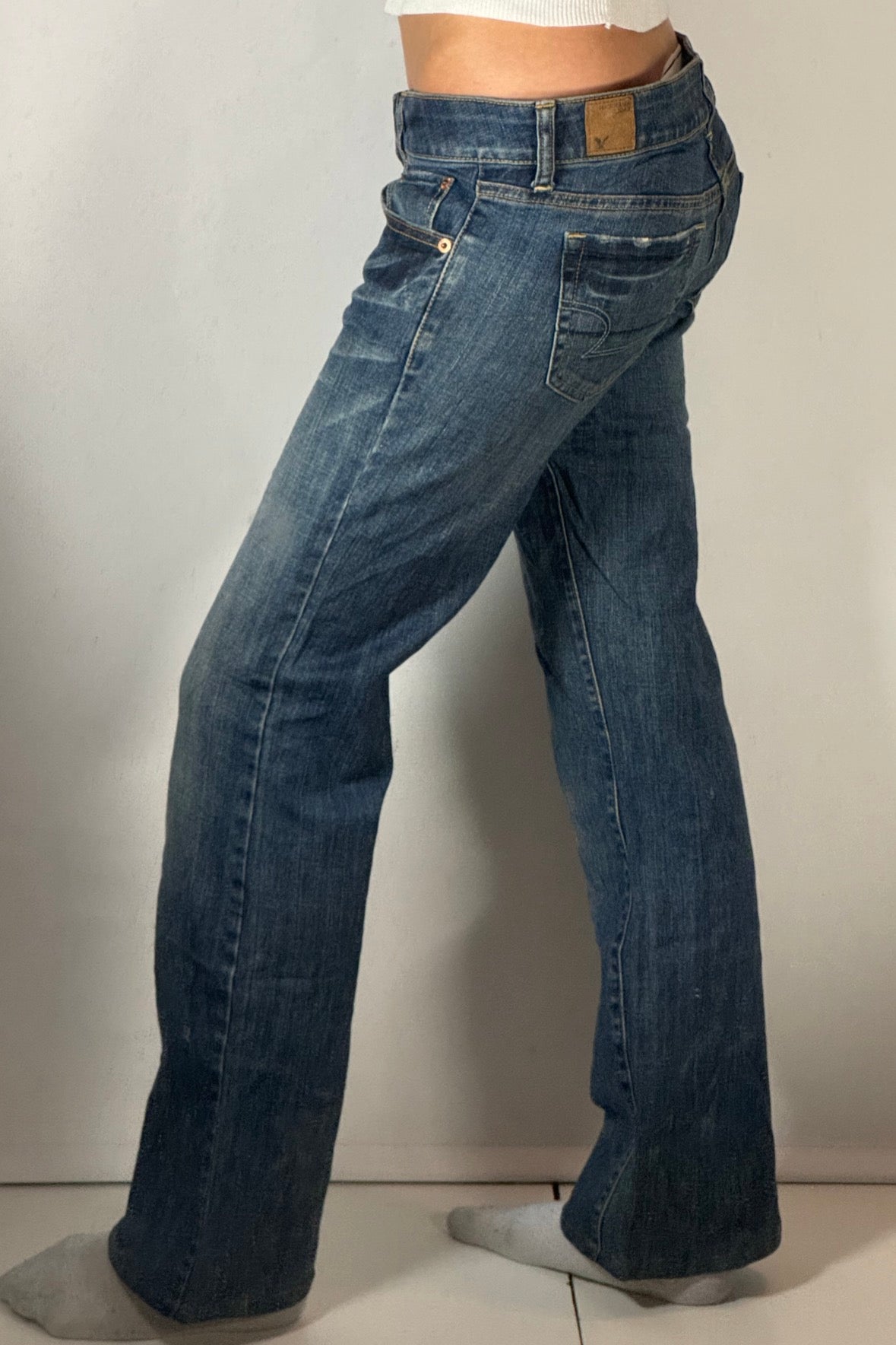 Lågmidjade jeans stl: S