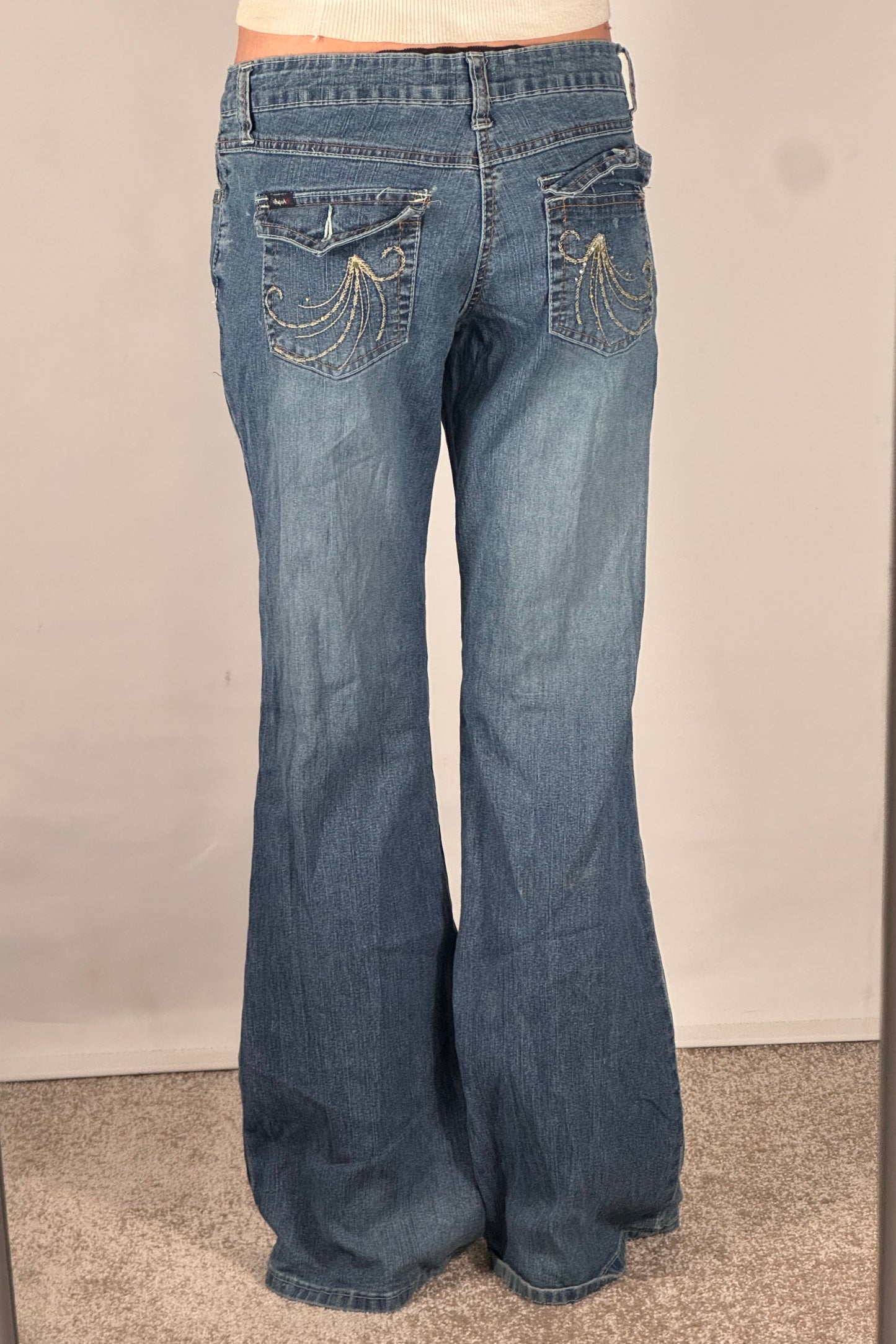 Lågmidjade jeans stl: S