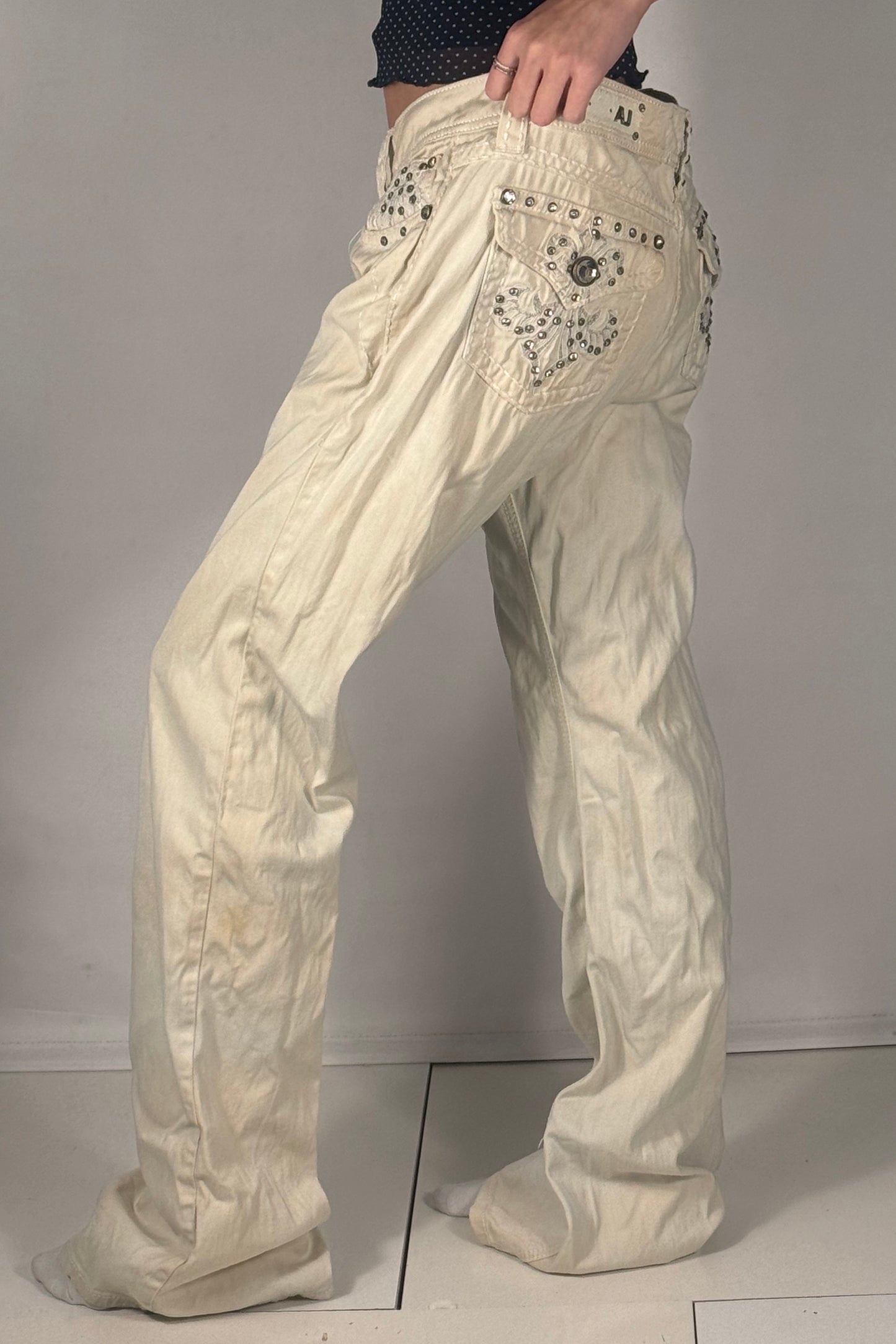 Lågmidjade jeans stl: L