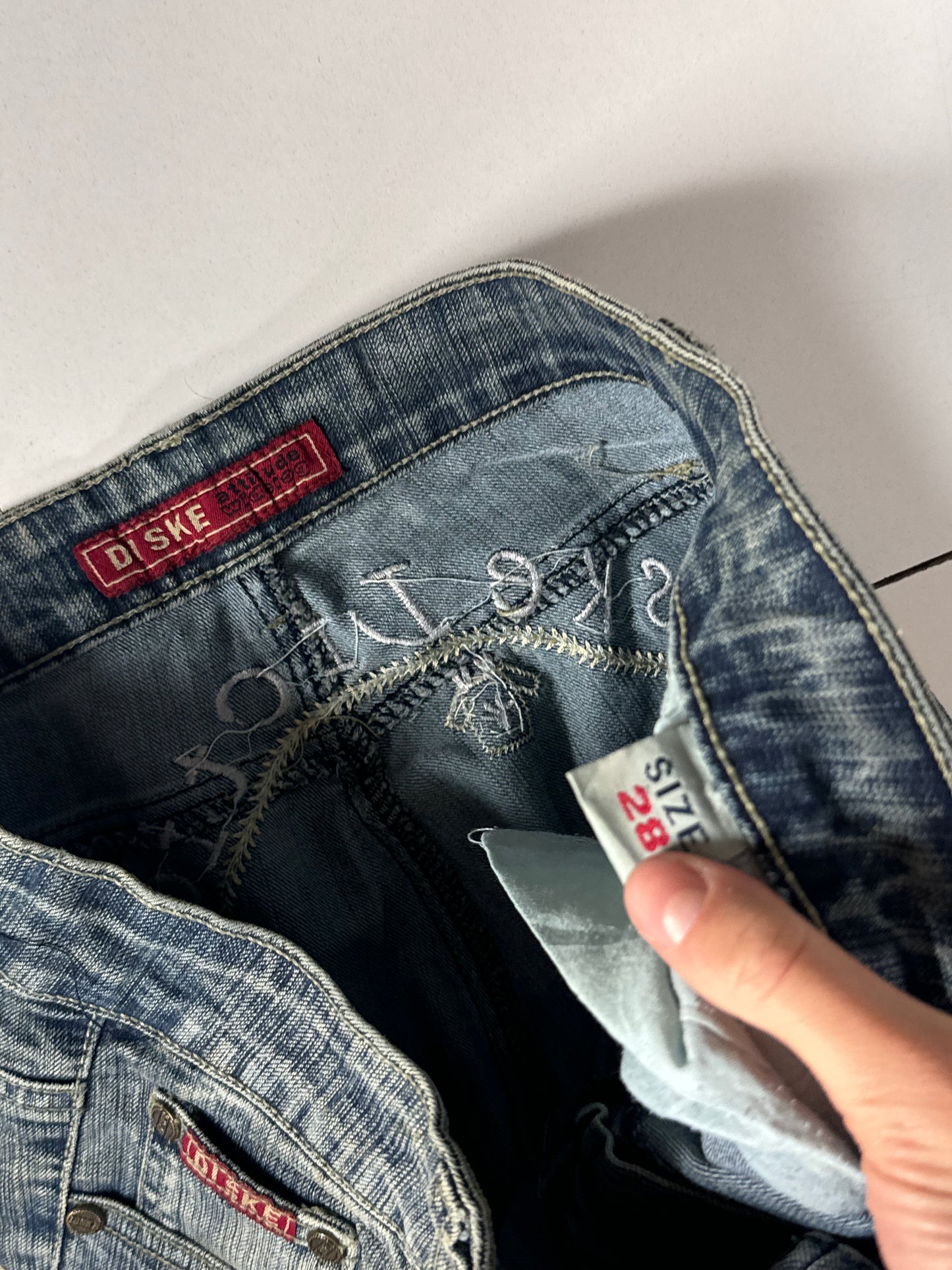 Lågmidjade jeans stl: S