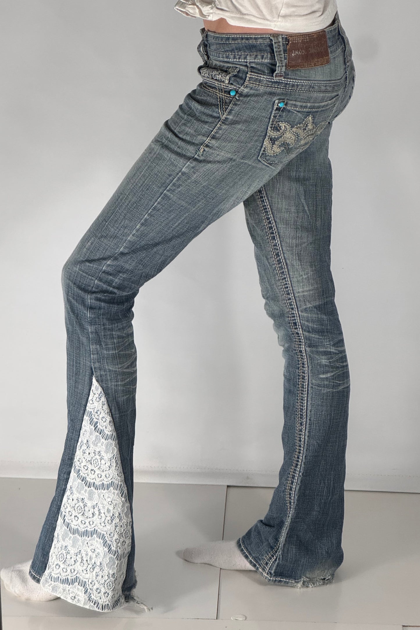 Lågmidjade jeans stl: XS