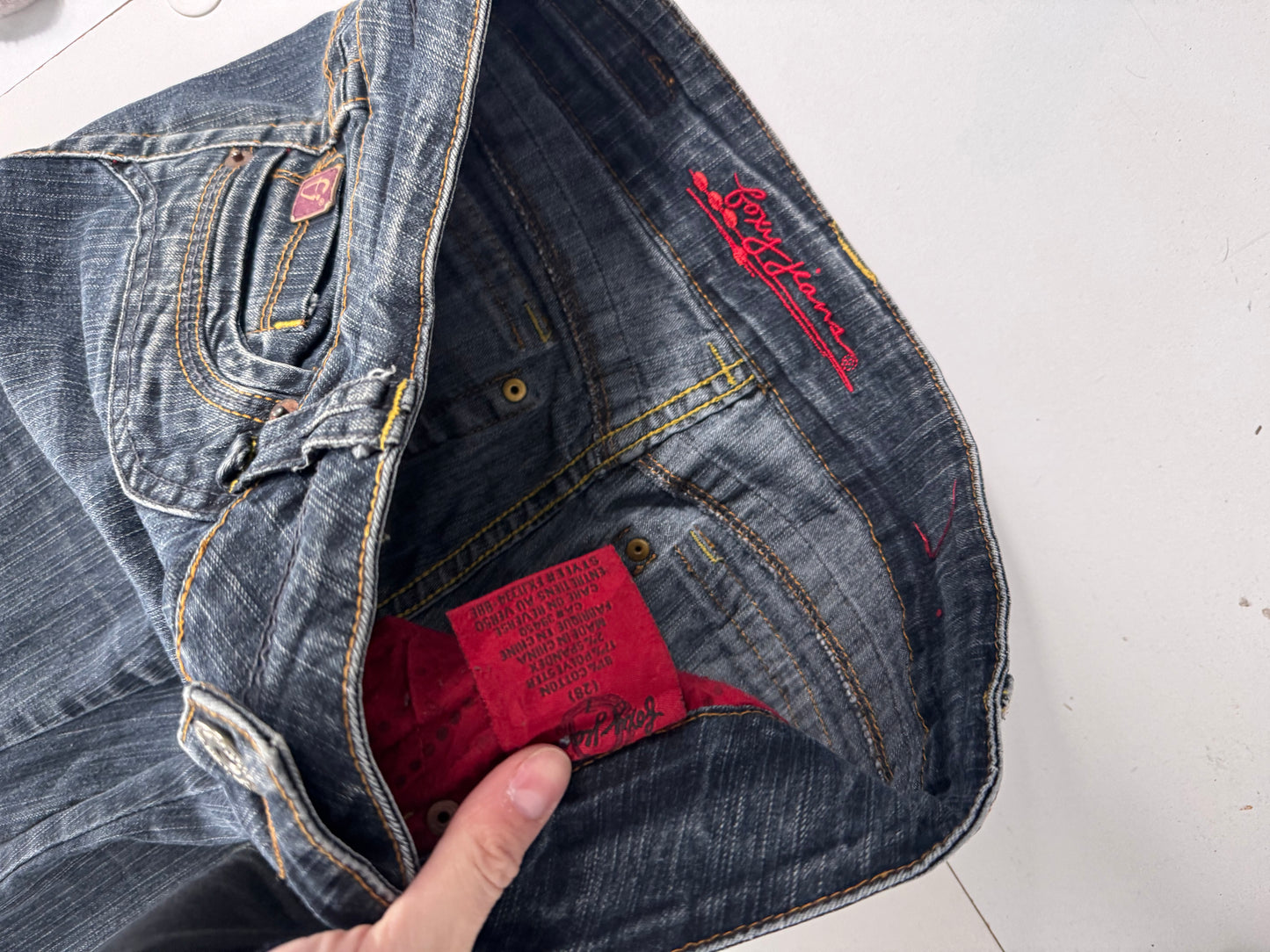 Lågmidjade jeans stl: S