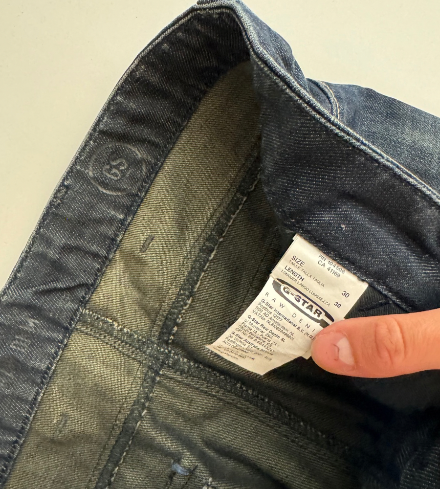 Lågmidjade jeans–stl: