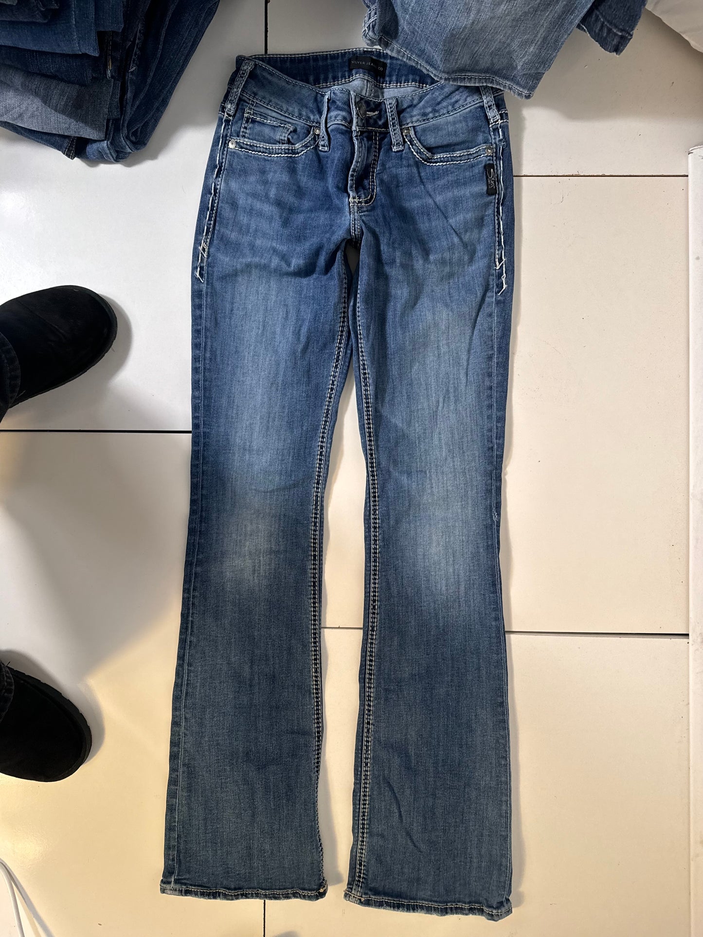 Lågmidjade jeans stl: XXS