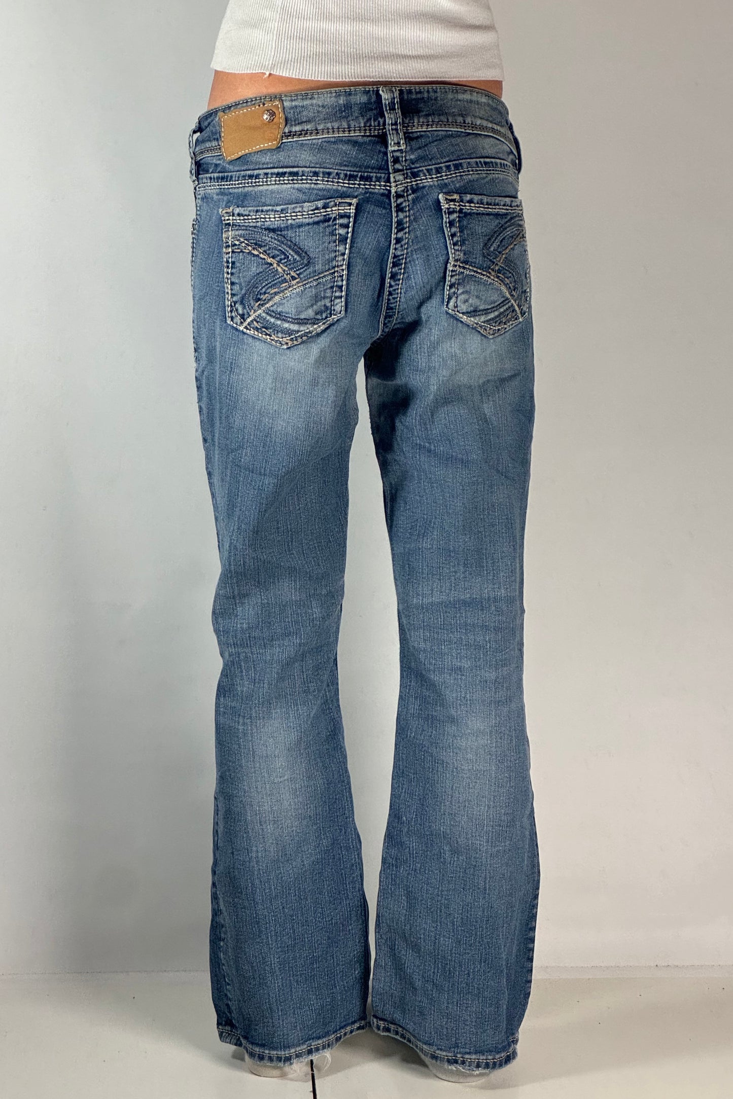 Lågmidjade jeans stl: S