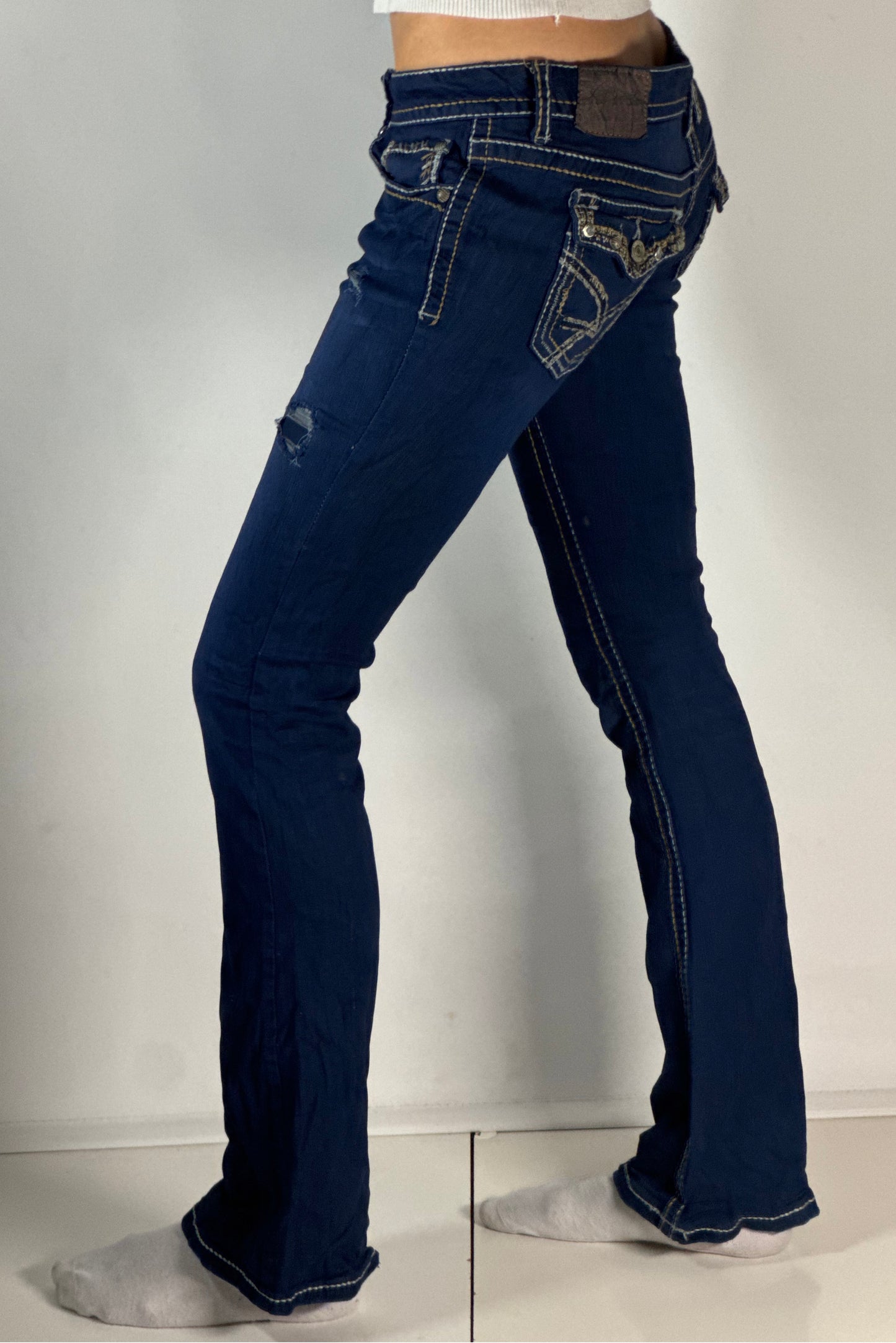 Lågmidjade jeans stl: S
