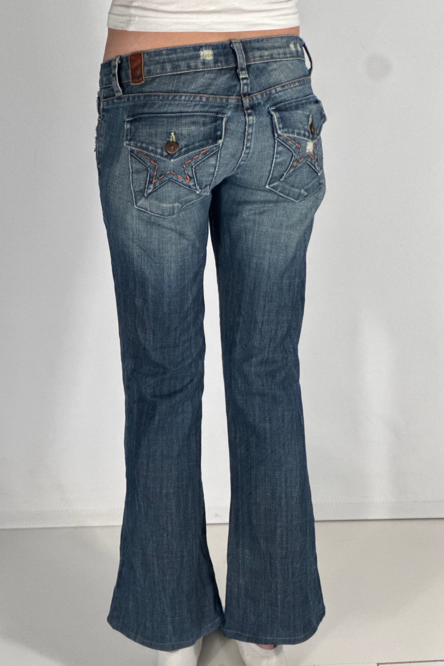 Lågmidjade jeans stl: XS