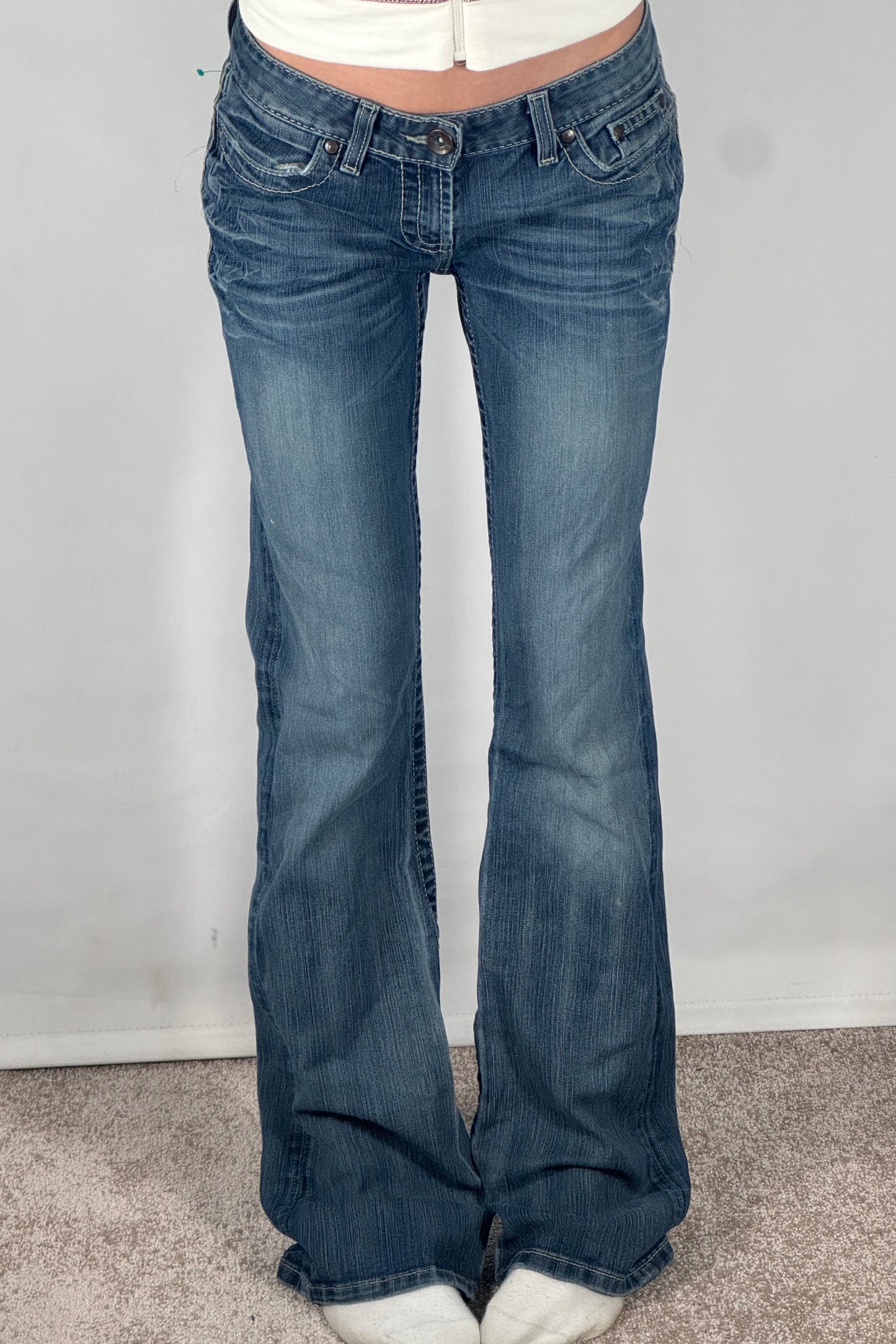 Lågmidjade jeans stl: S
