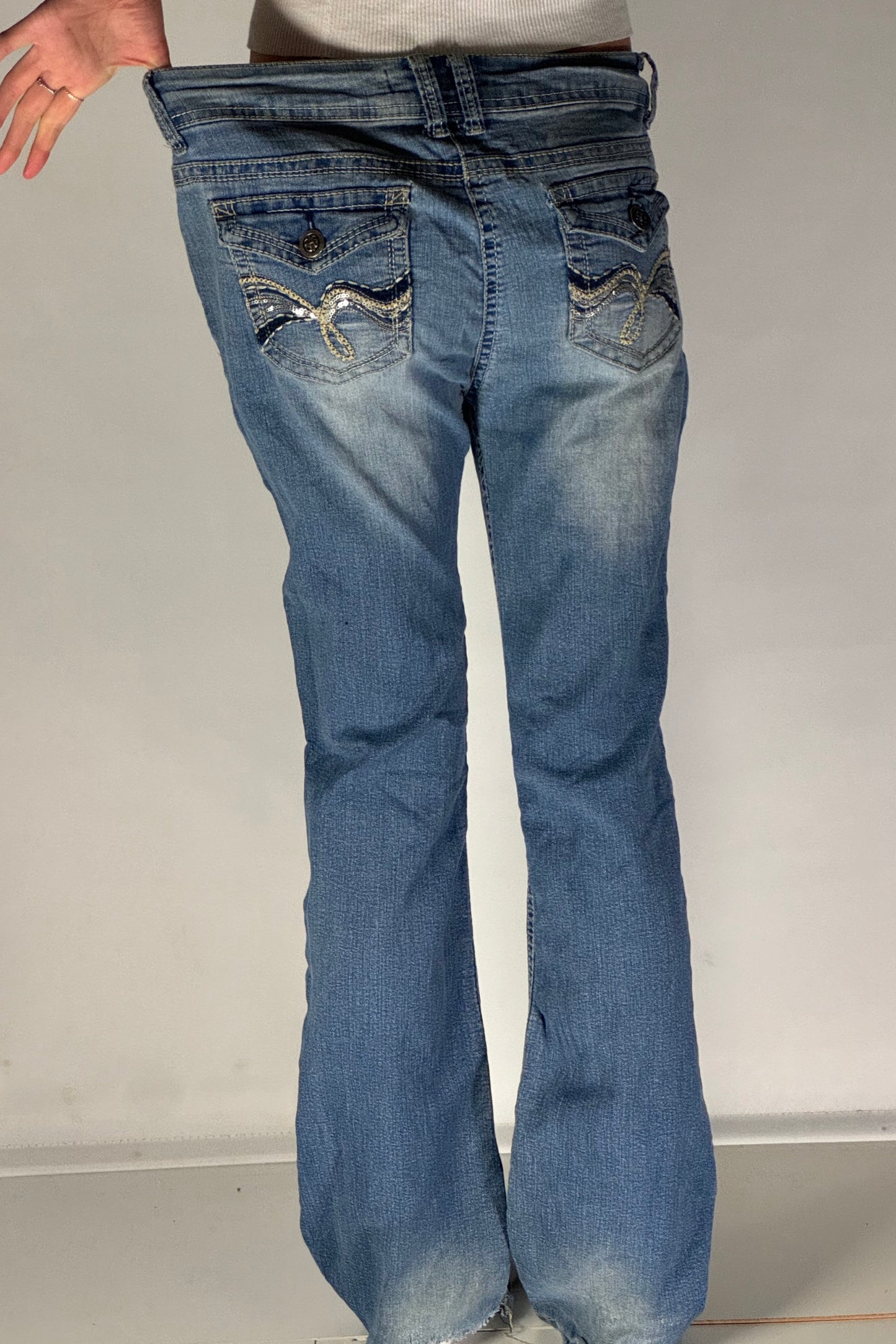 Lågmidjade jeans stl: L