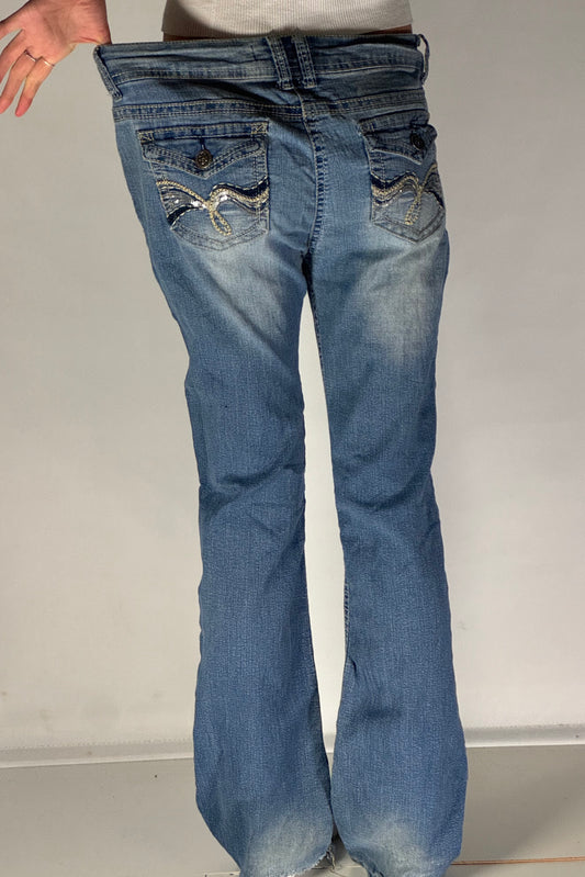 Lågmidjade jeans stl: L