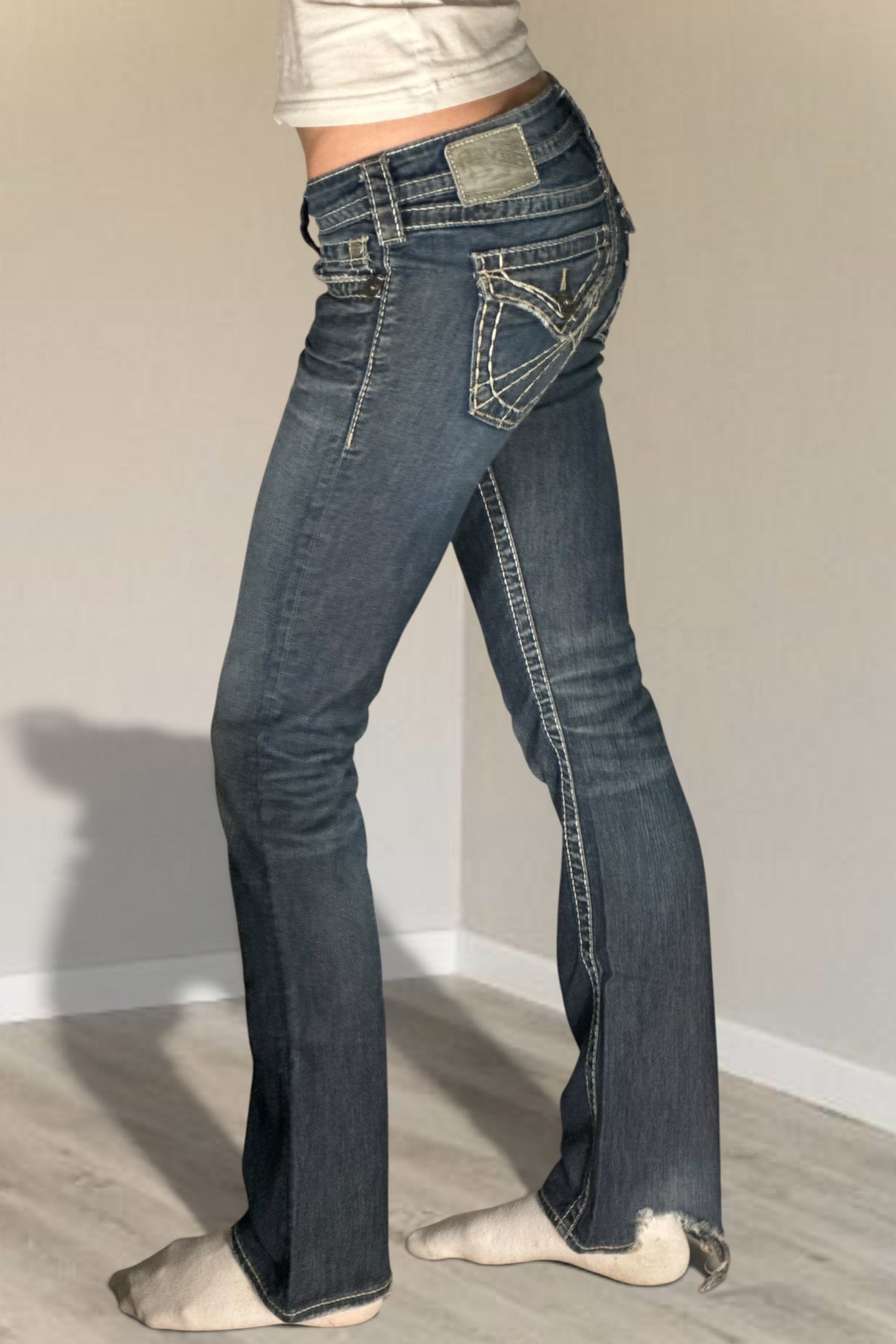 Lågmidjade jeans stl: XS