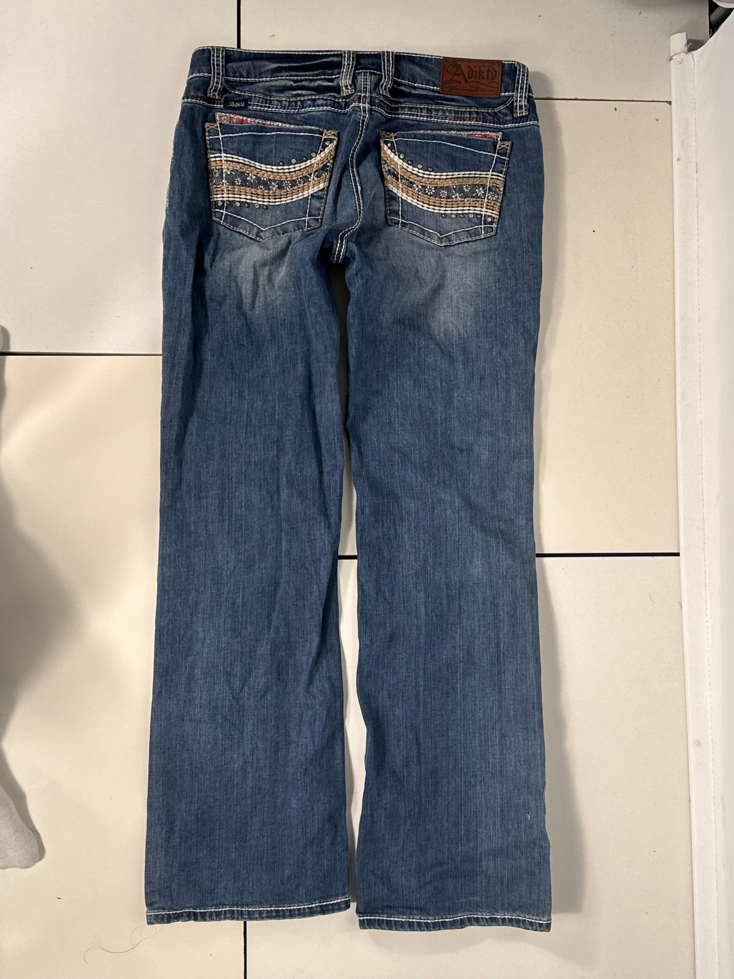 Lavt liv jeans str: S/M