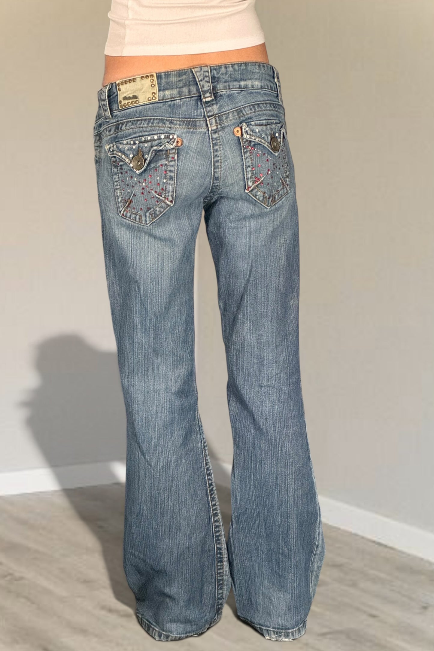 Lågmidjade jeans stl: S