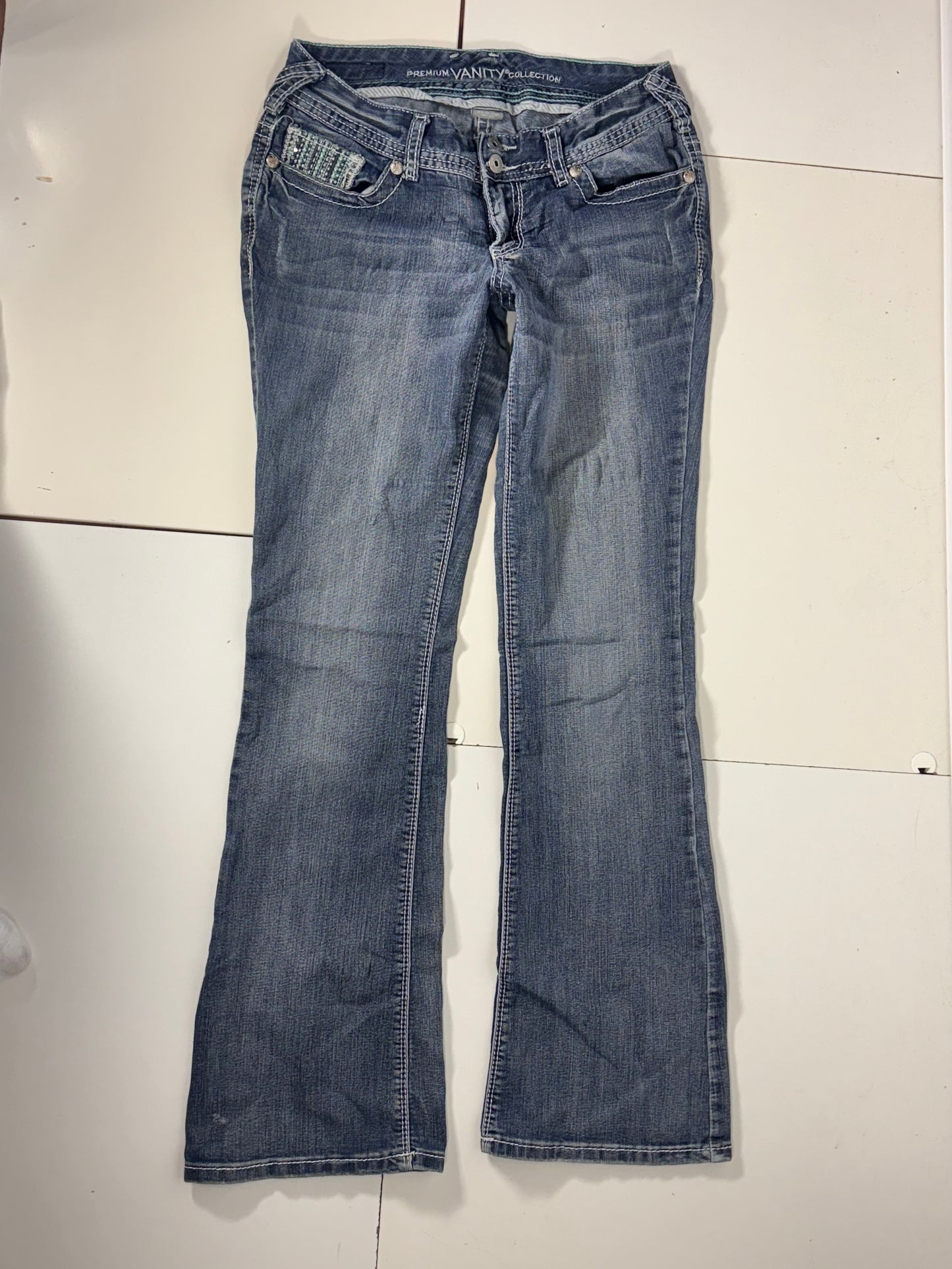 Lågmidjade jeans stl: S