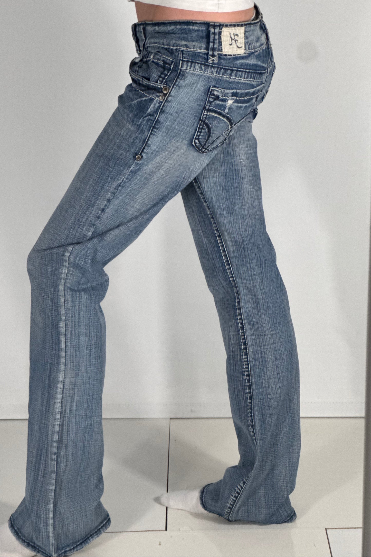 Lågmidjade jeans stl: S