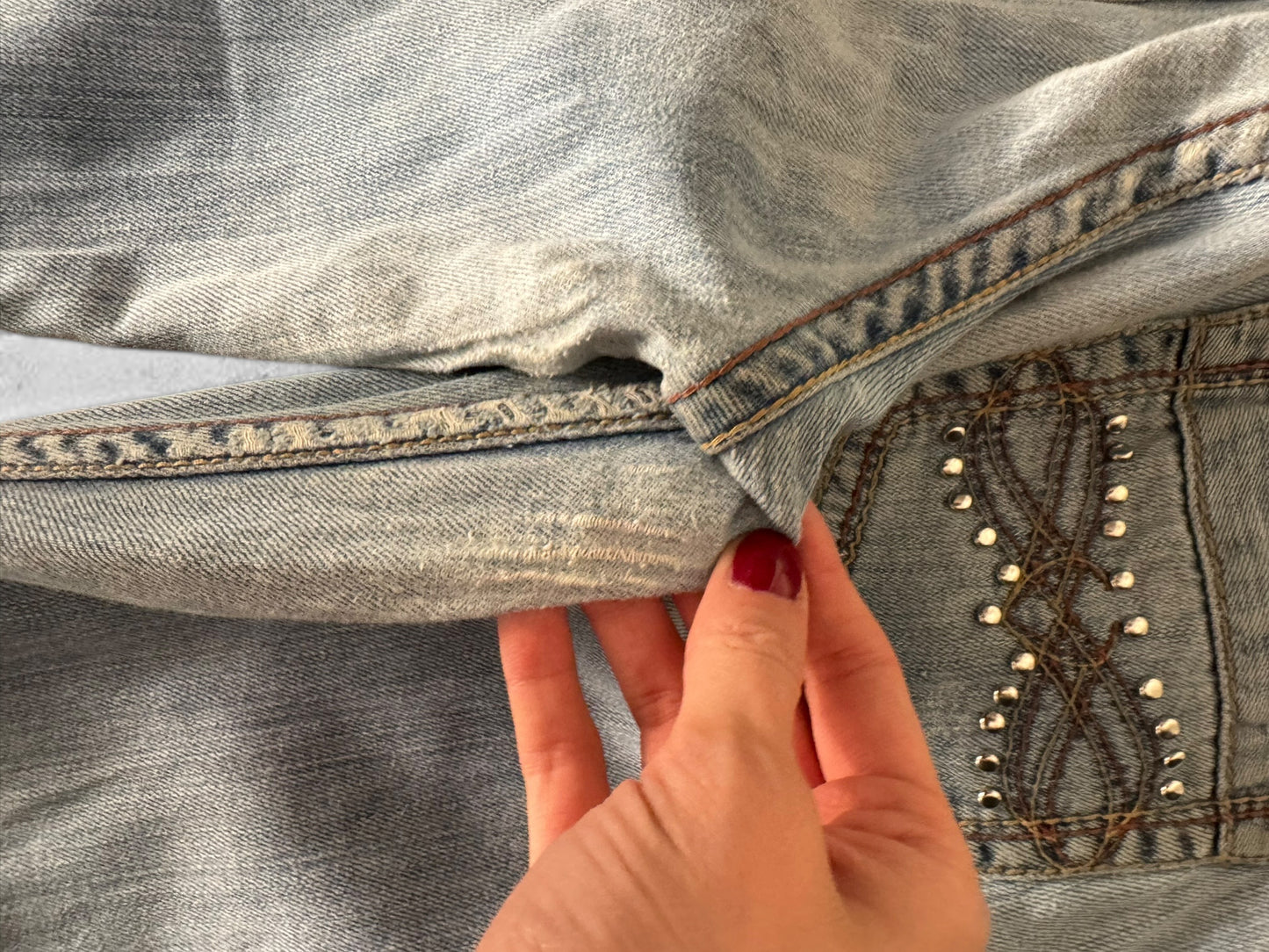 Lågmidjade jeans stl: M