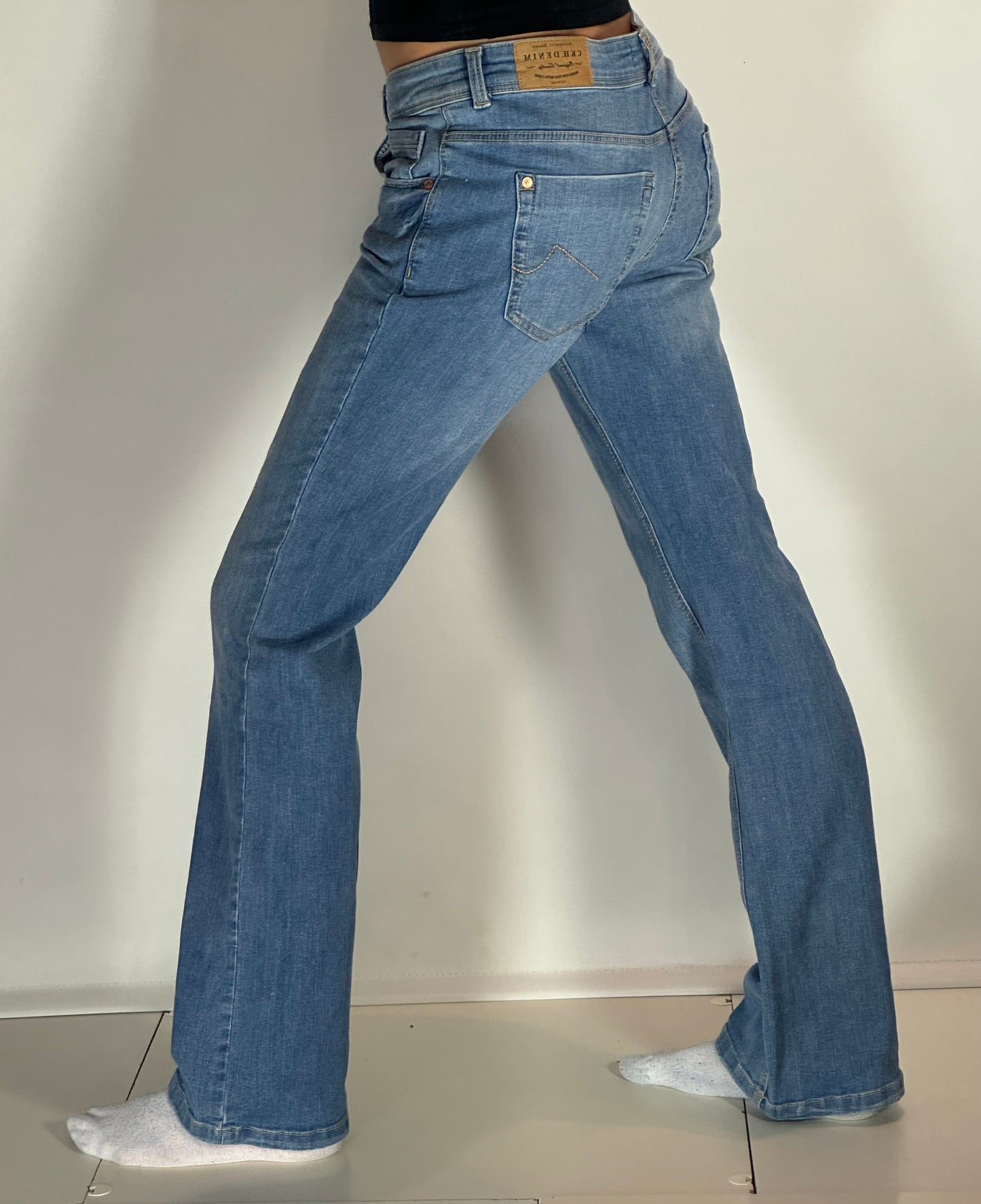 Lågmidjade jeans stl: S