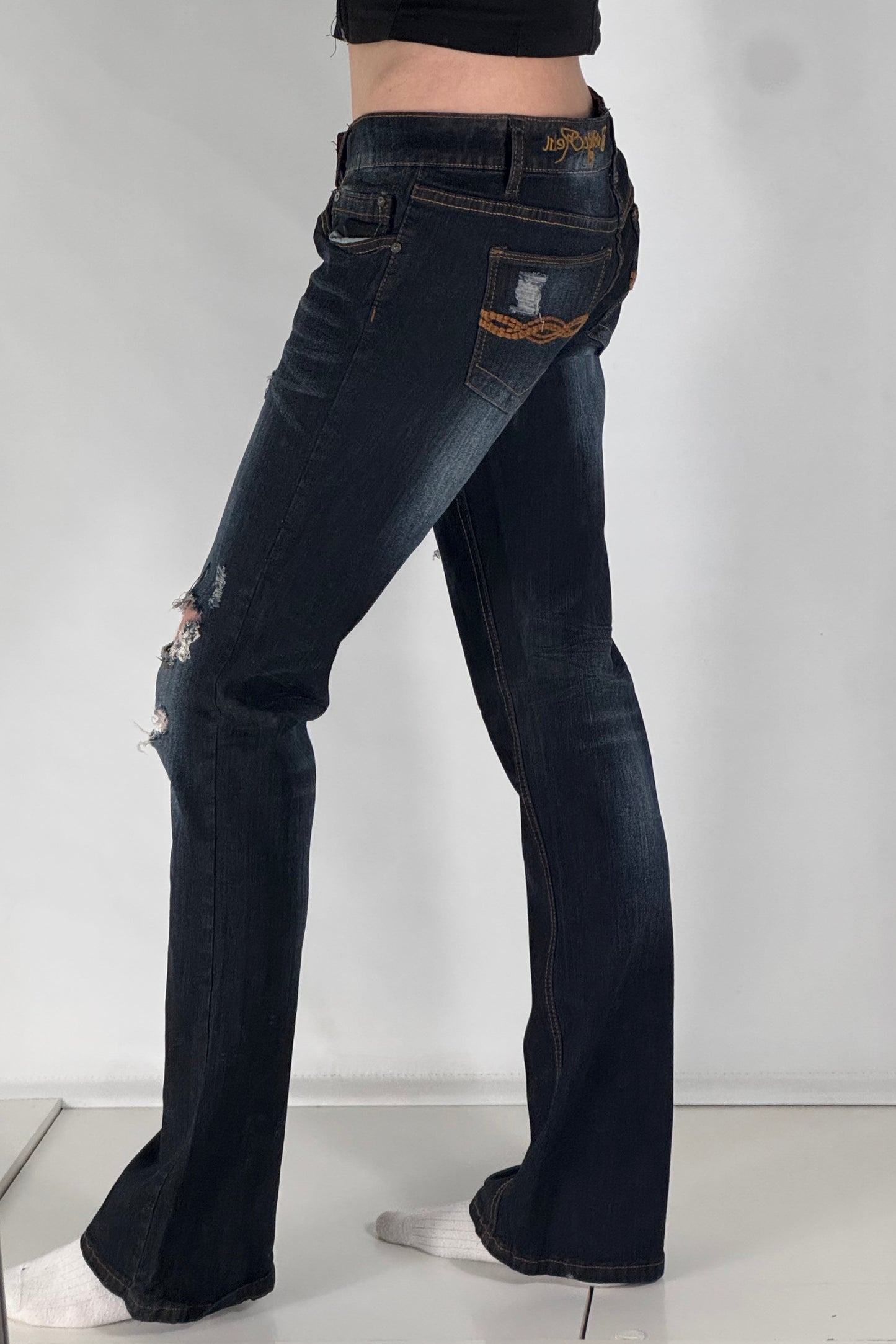 Lågmidjade jeans stl: S