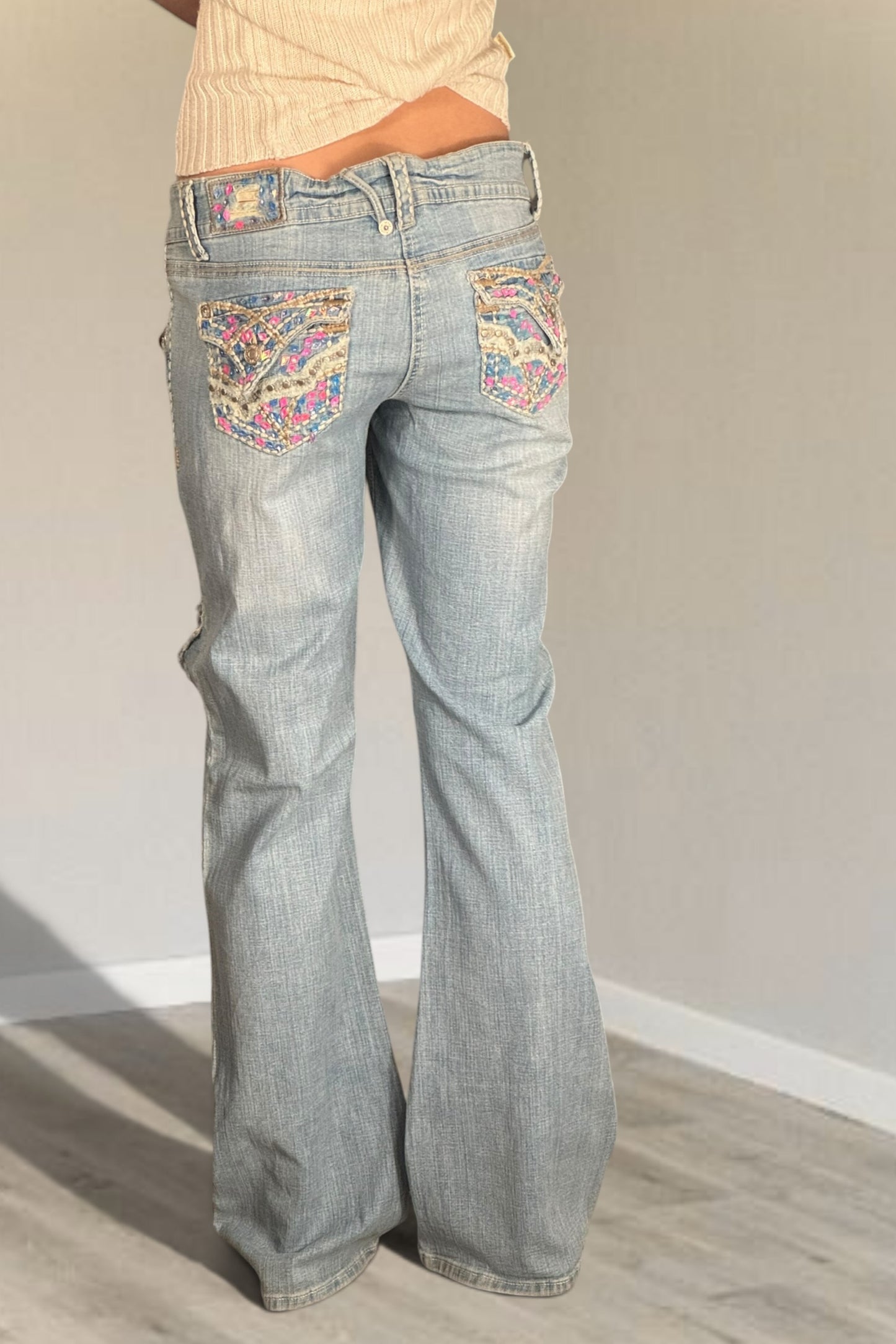 Lågmidjade jeans stl: M