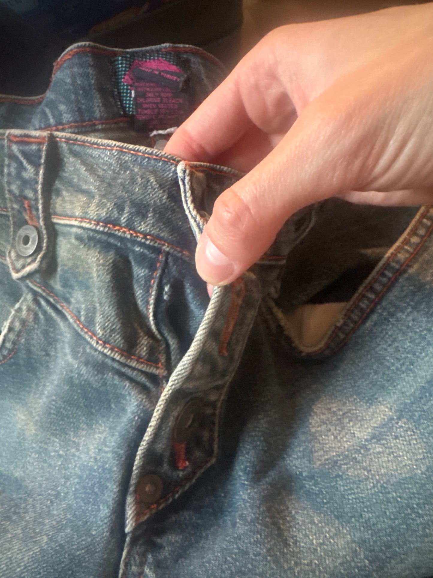 Lågmidjade jeans stl: XS