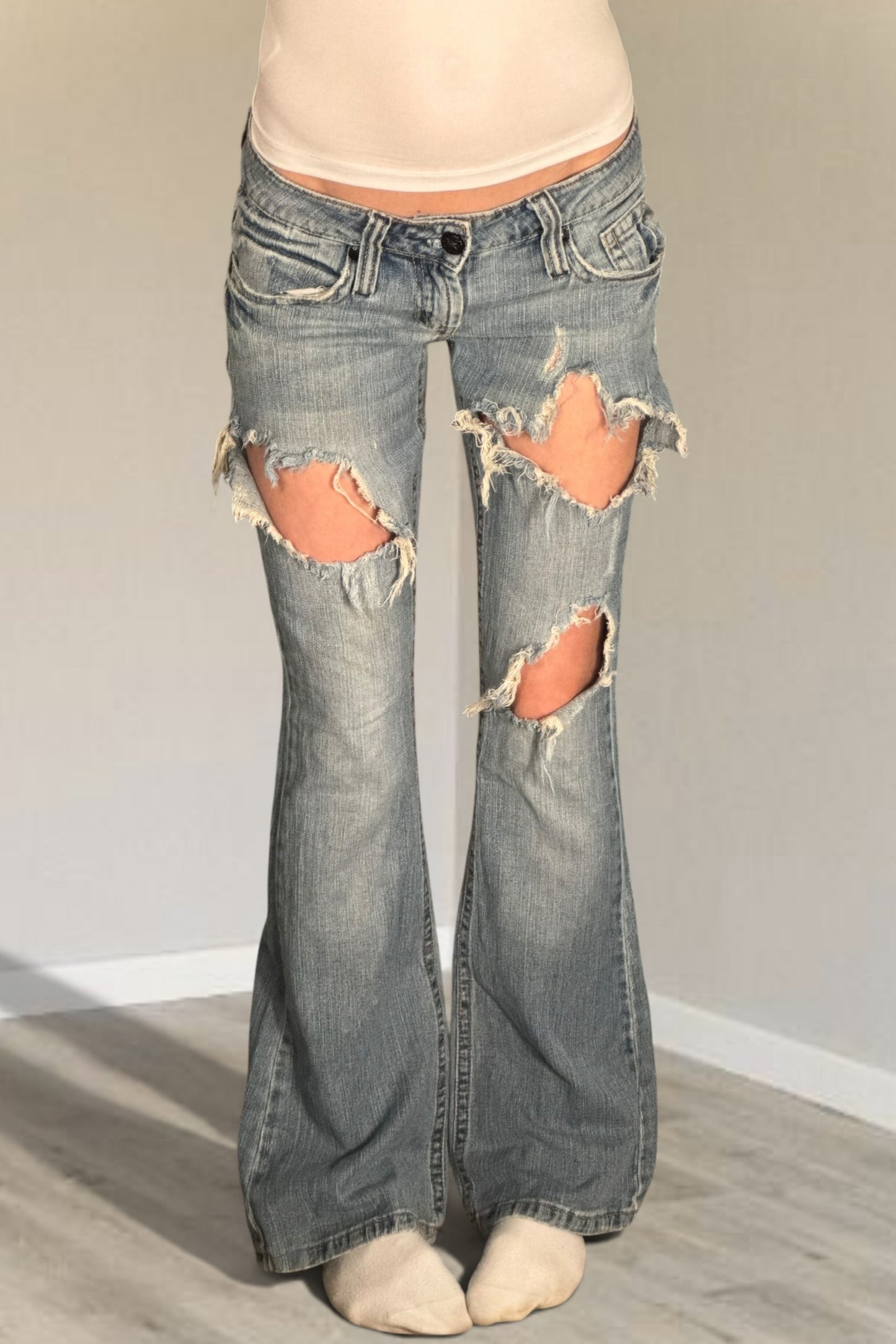 Lågmidjade jeans stl: S