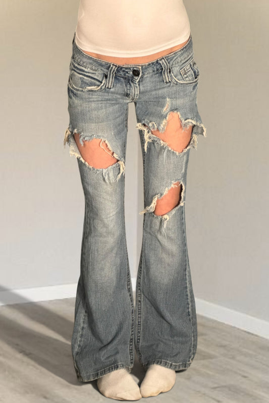 Lågmidjade jeans stl: S