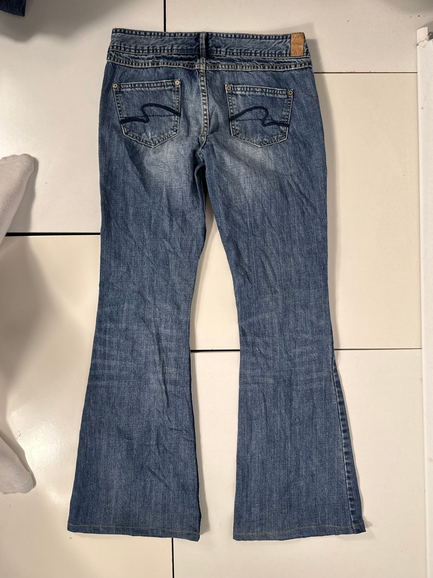 Lavtaljede jeans str: S