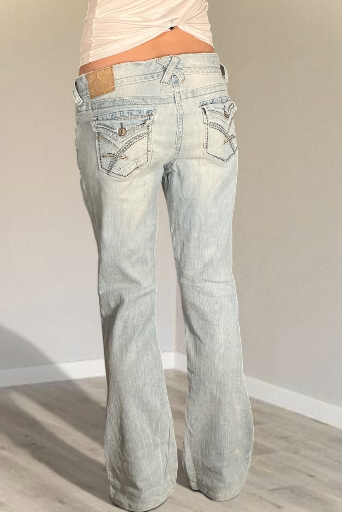 Lågmidjade jeans stl: S