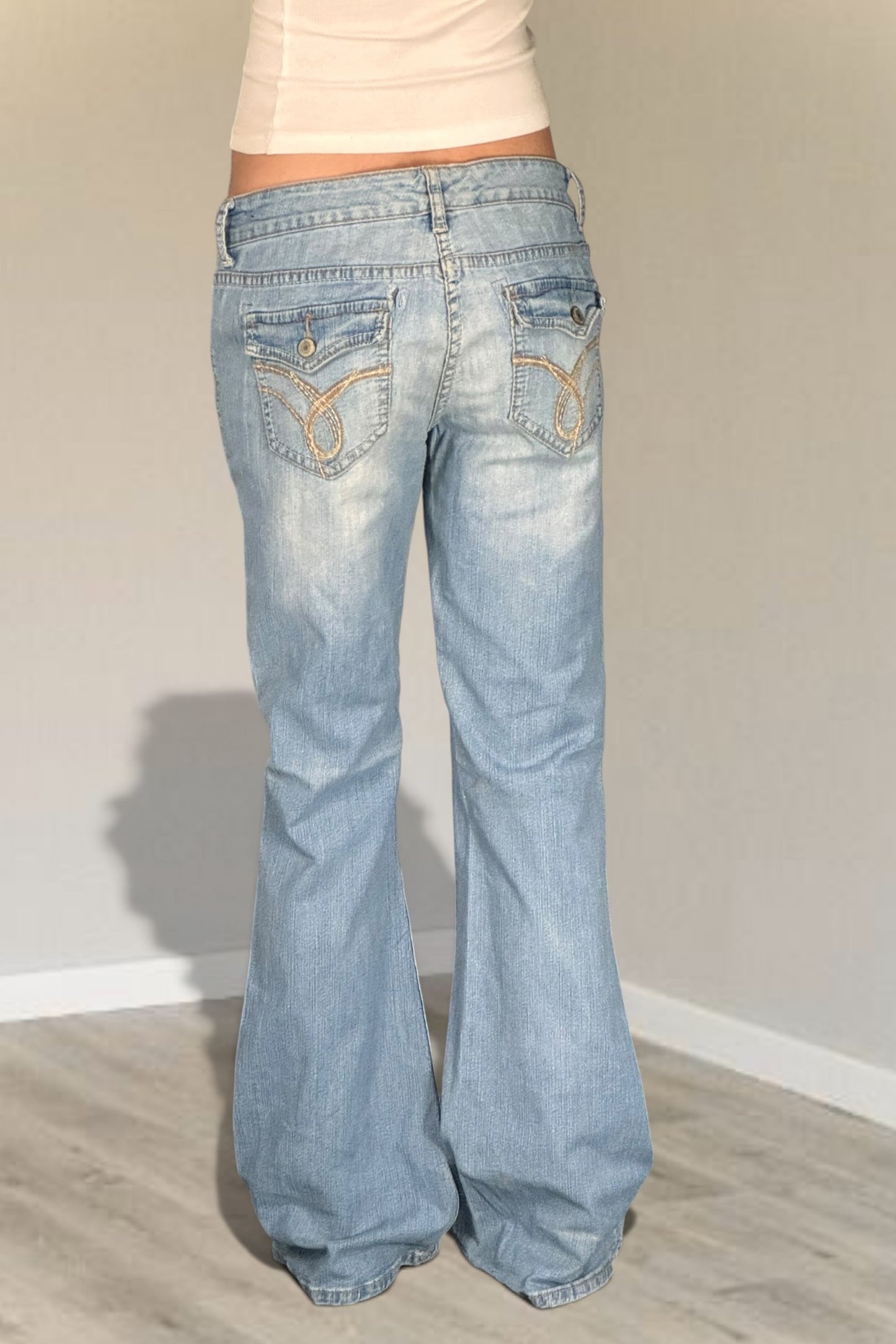 Lågmidjade jeans stl: M