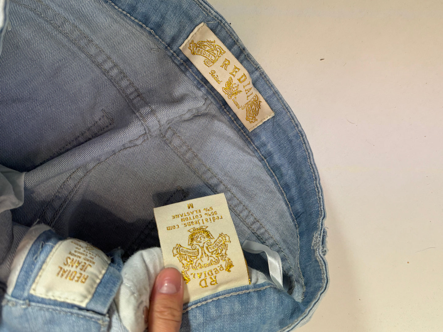 Lågmidjade jeans stl: S