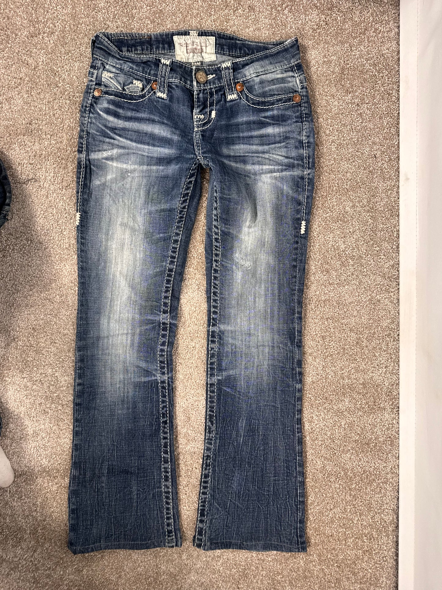 Lågmidjade jeans stl: XS