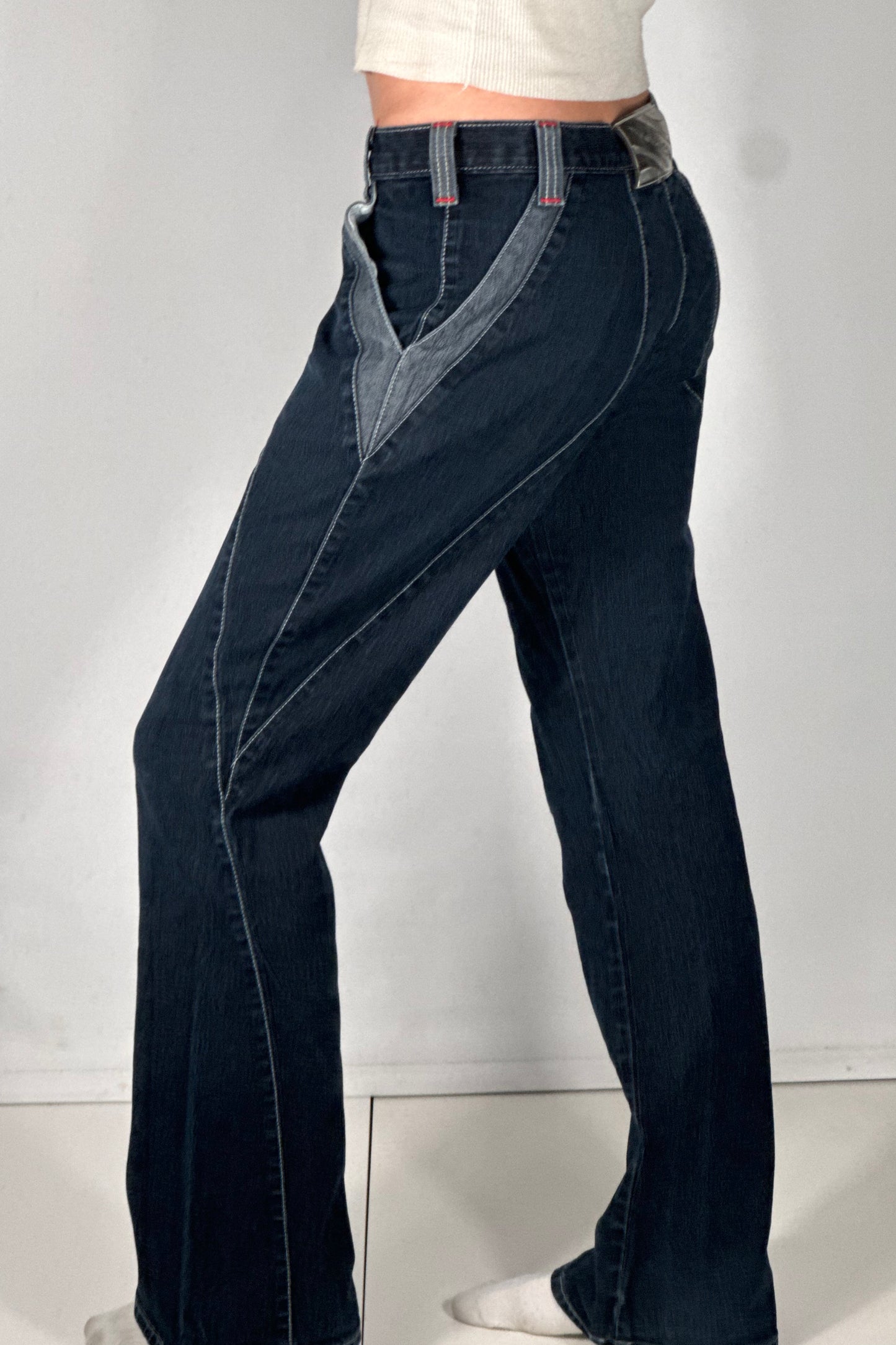 Lågmidjade jeans stl: XS
