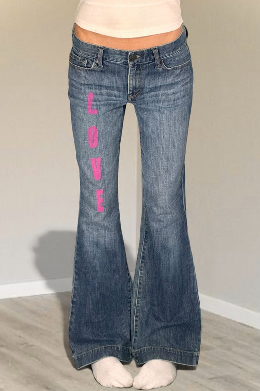 Lågmidjade jeans stl: S