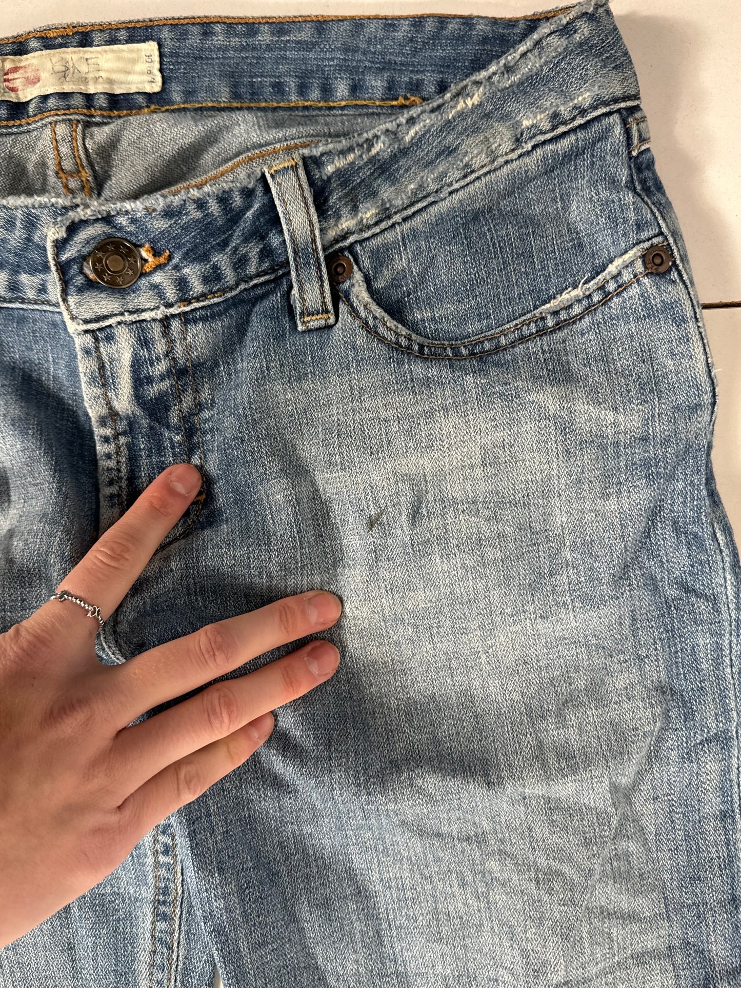 Lågmidjade jeans stl: S/M