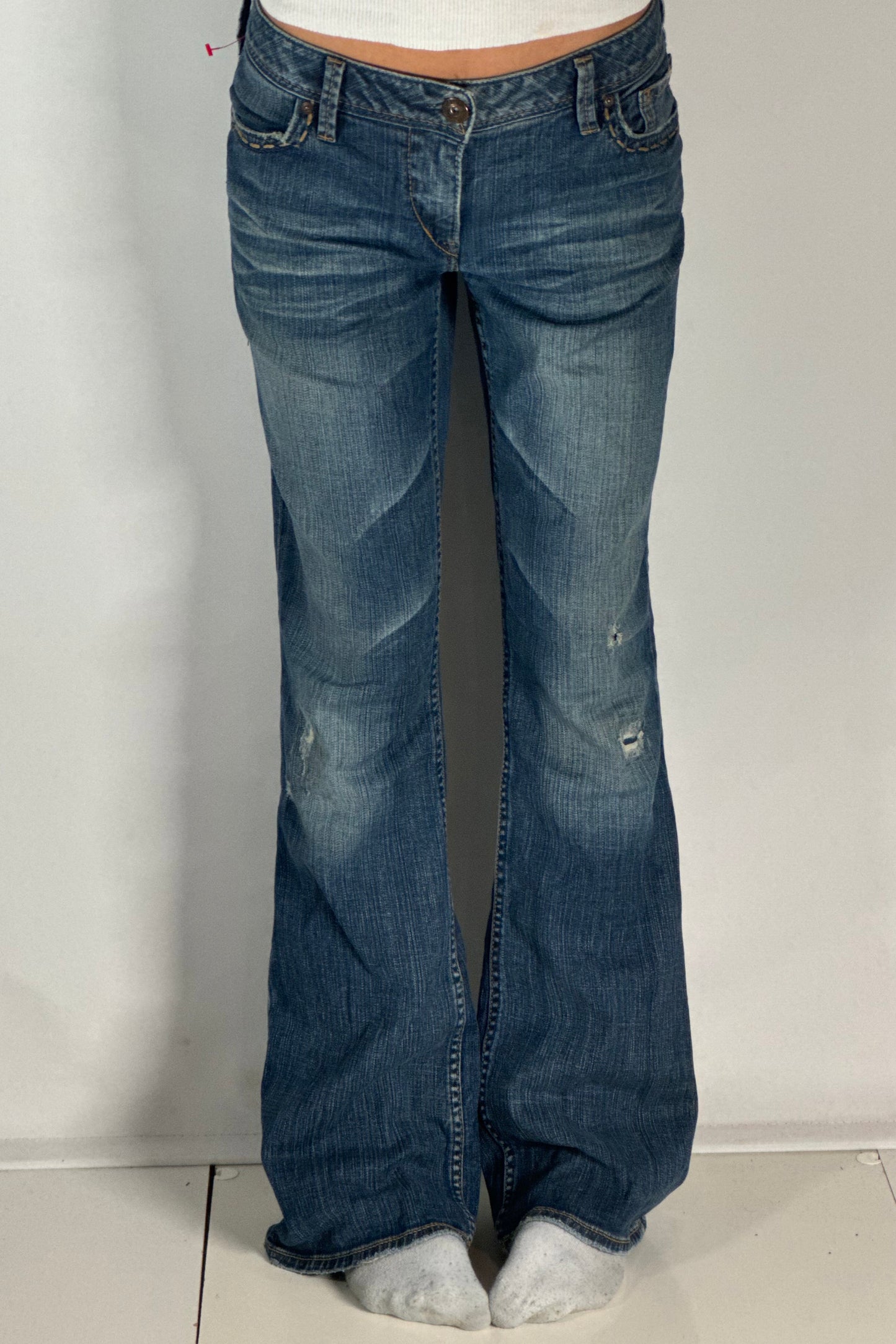 Lågmidjade jeans stl: L