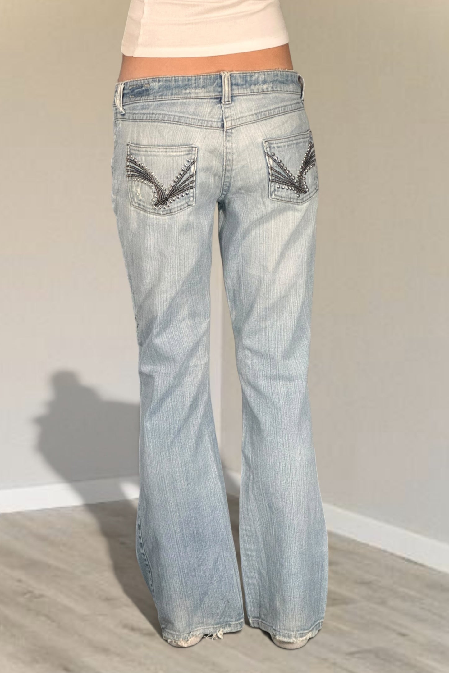 Lågmidjade jeans stl: S