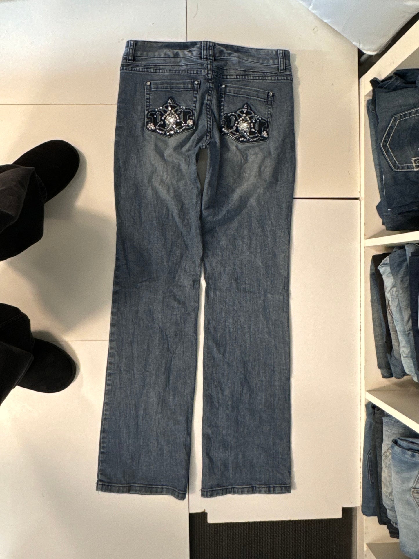 Lågmidjade jeans stl: S