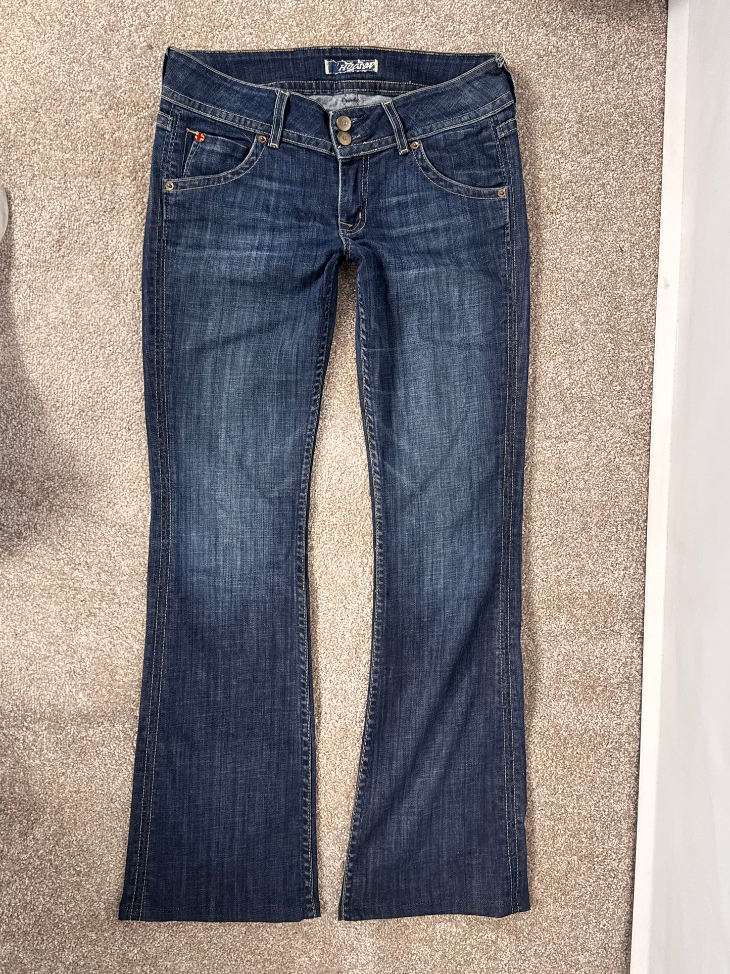 Lavtaljede jeans str: S