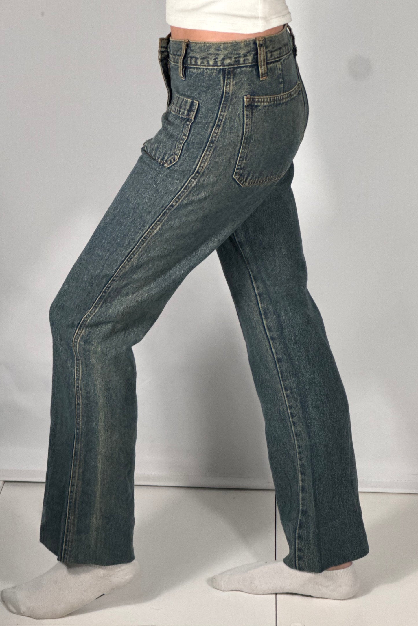 Lågmidjade jeans stl: