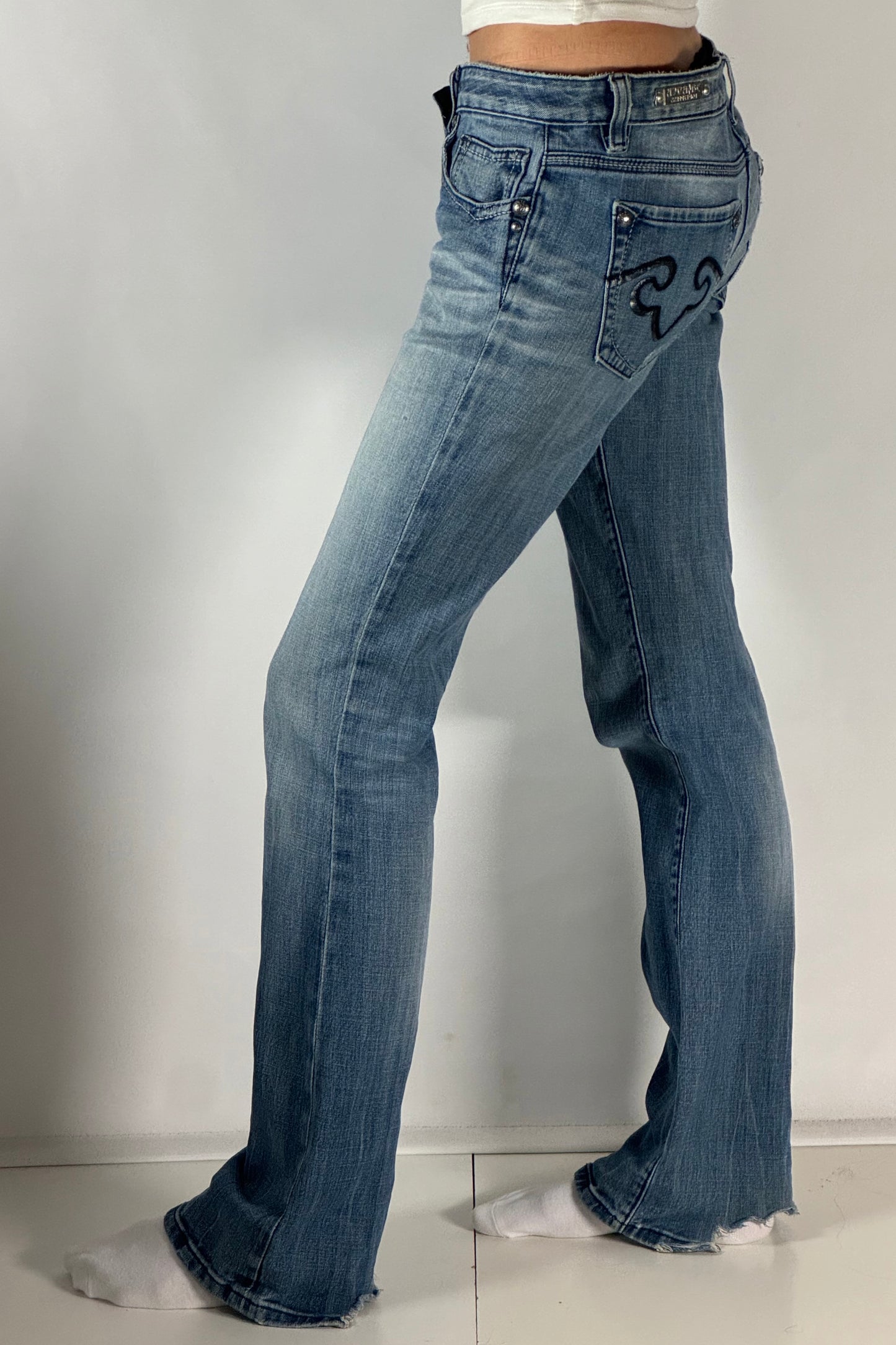 Lågmidjade jeans stl: S
