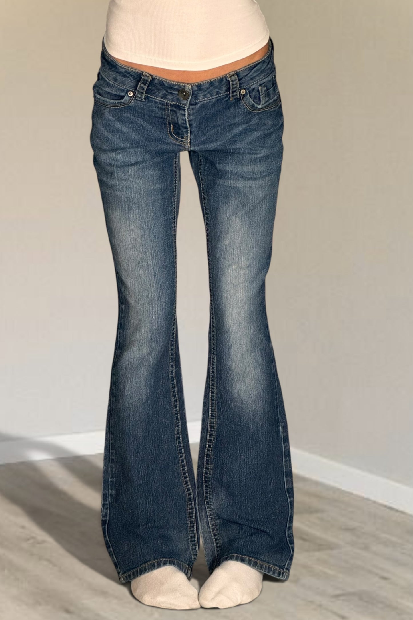 Lågmidjade jeans stl: S