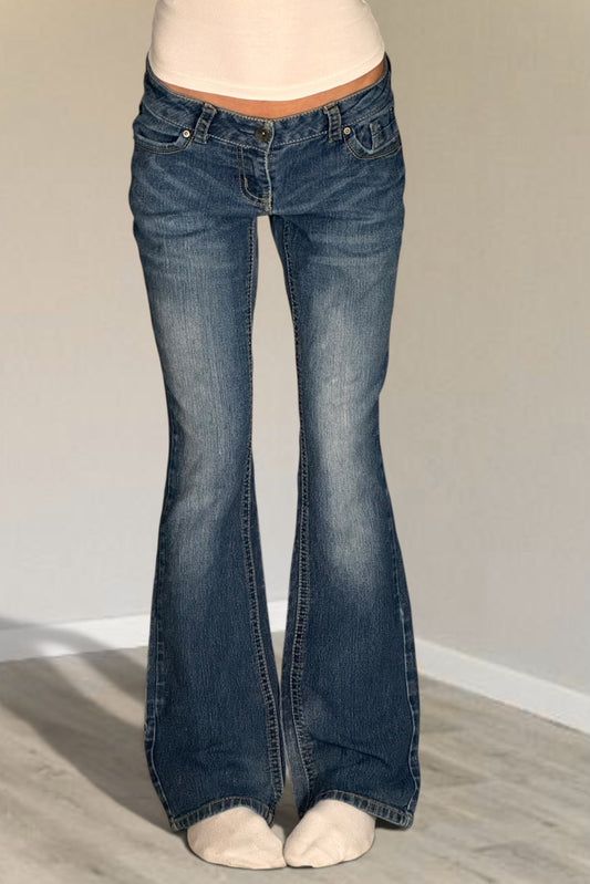 Lågmidjade jeans stl: S